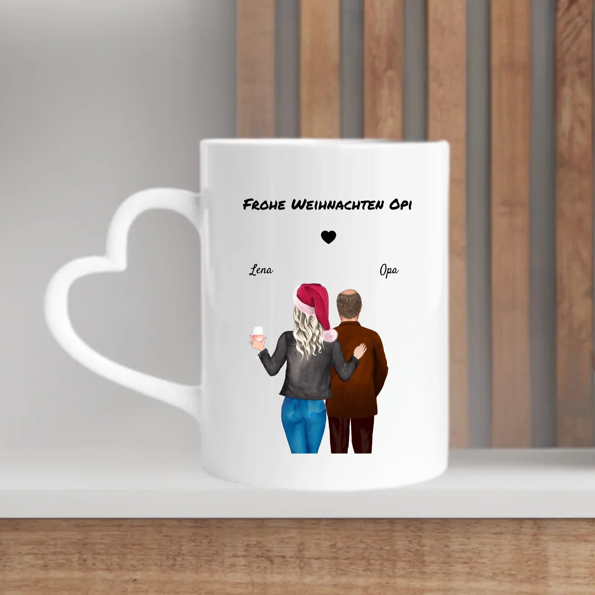 Großvater Enkel Weihnachtsgeschenk Tasse - Cantty