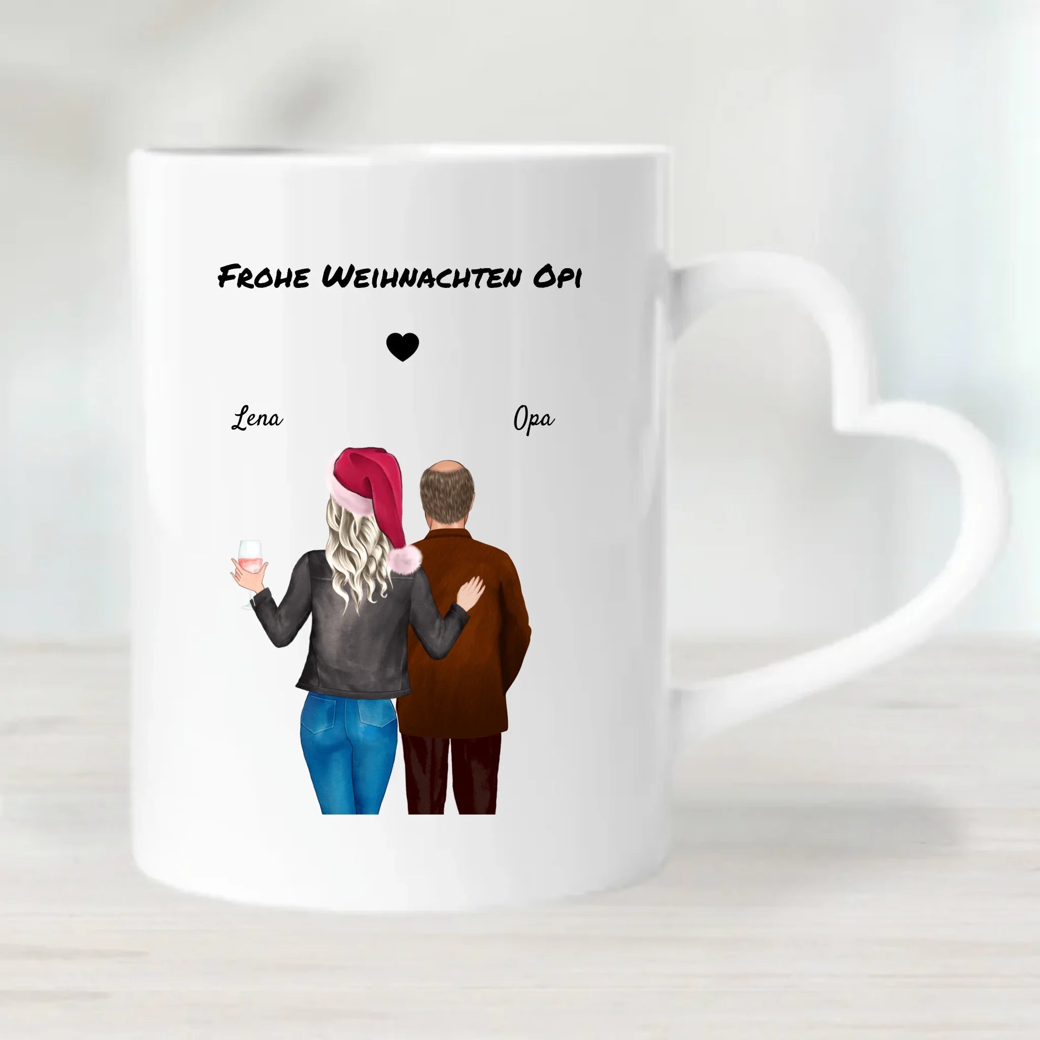 Großvater Enkel Weihnachtsgeschenk Tasse - Cantty