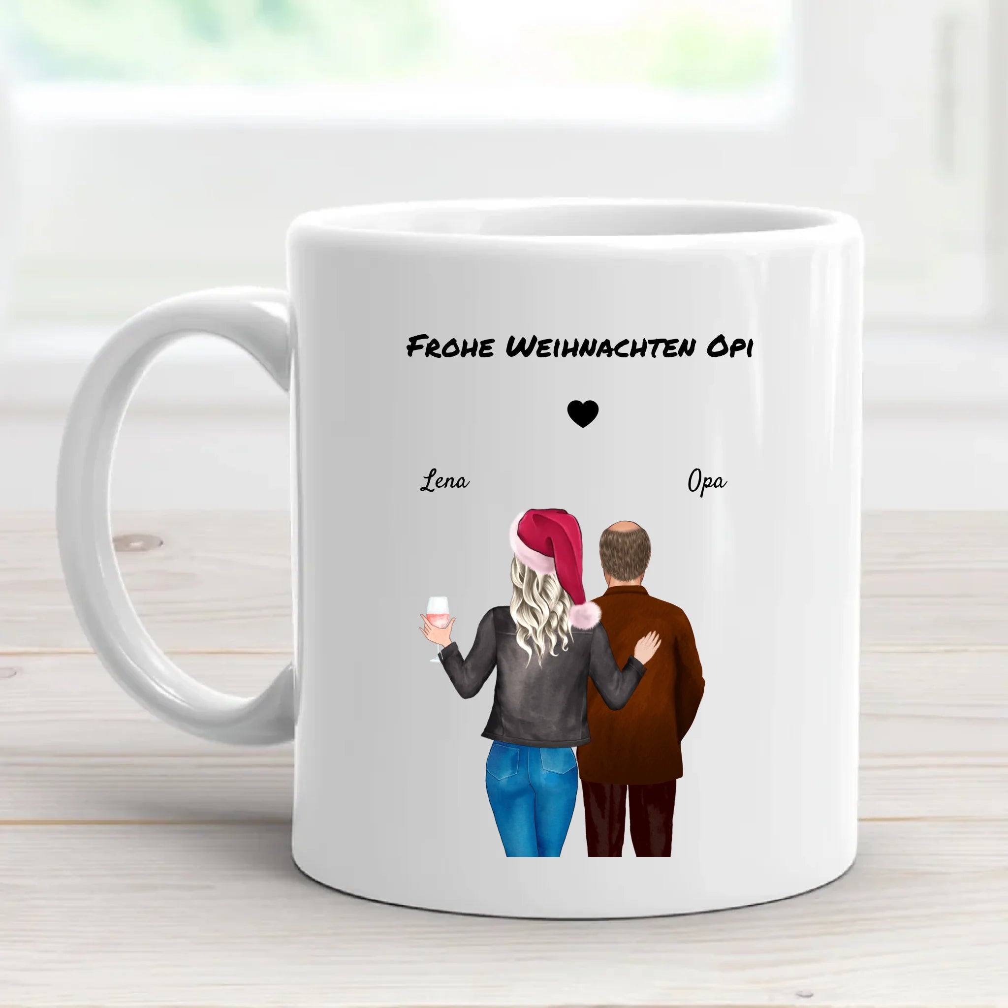 Großvater Enkel Weihnachtsgeschenk Tasse - Cantty