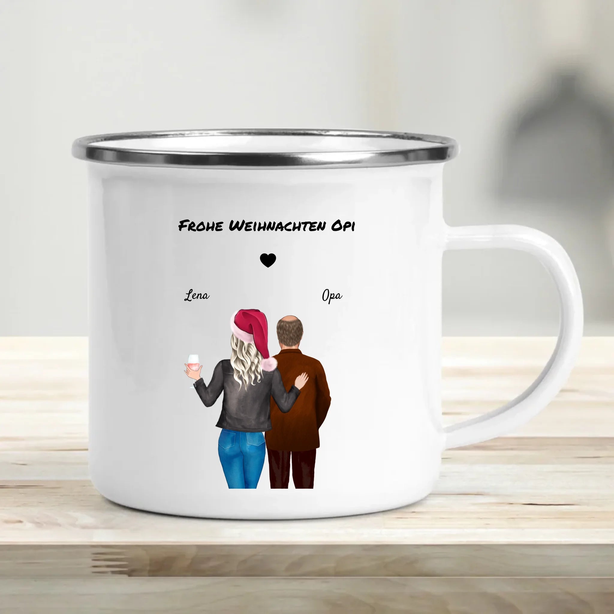 Großvater Enkel Weihnachtsgeschenk Tasse - Cantty