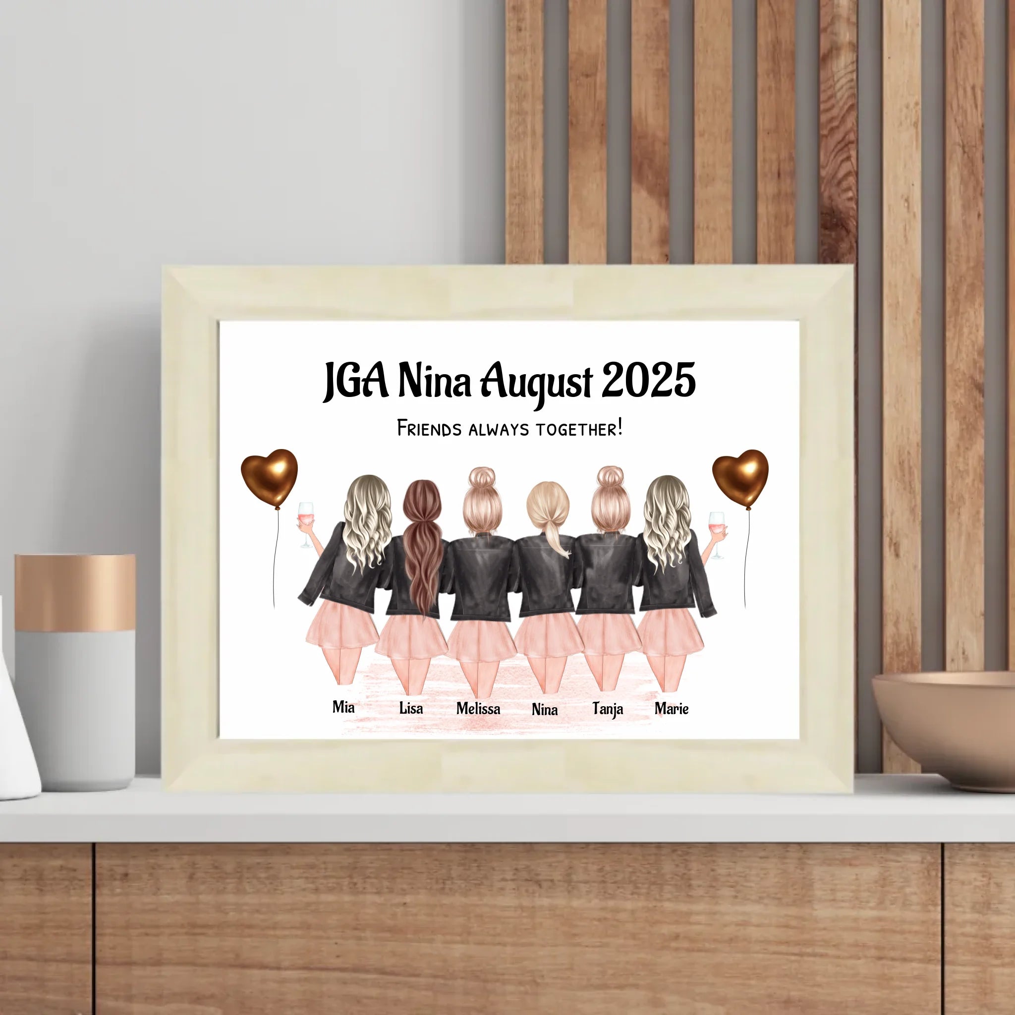 Junggesellinnenabschied Bild Personalisiert - Cantty