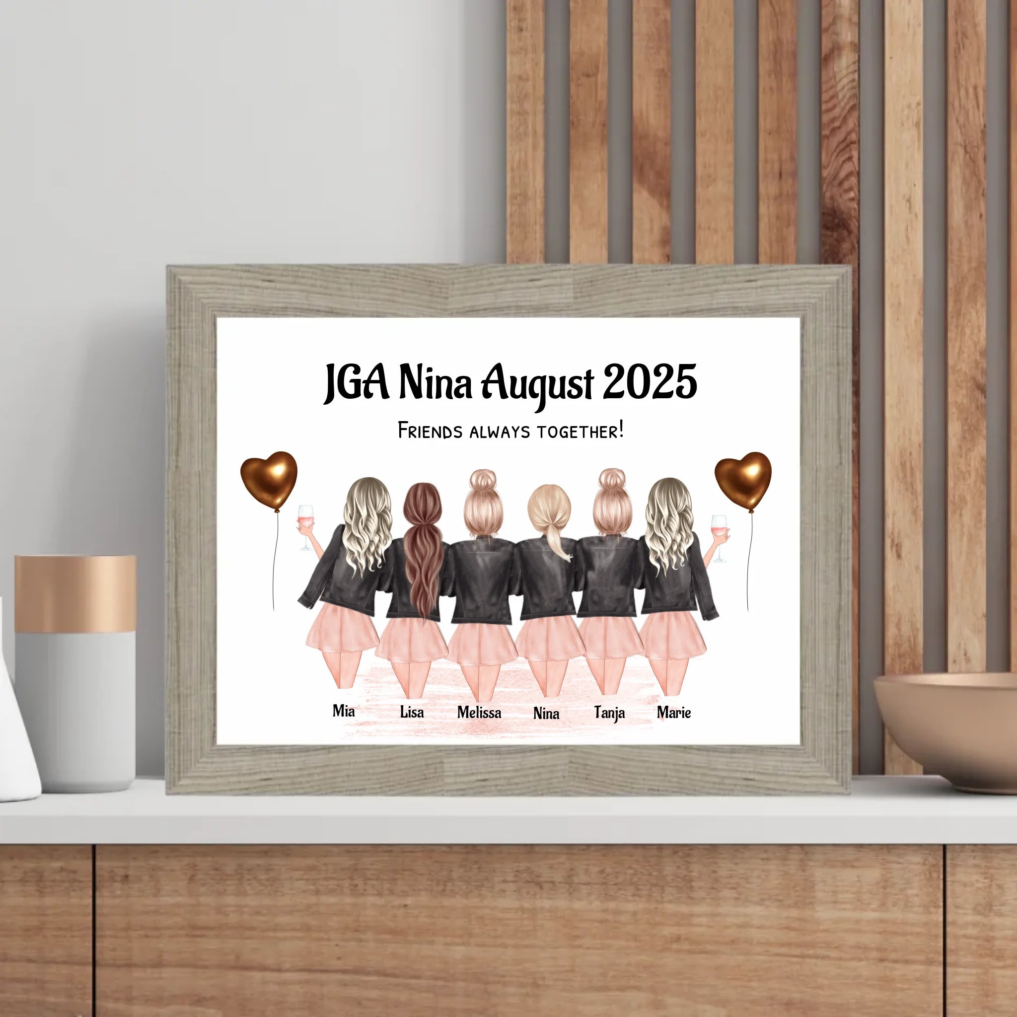 Junggesellinnenabschied Bild Personalisiert - Cantty