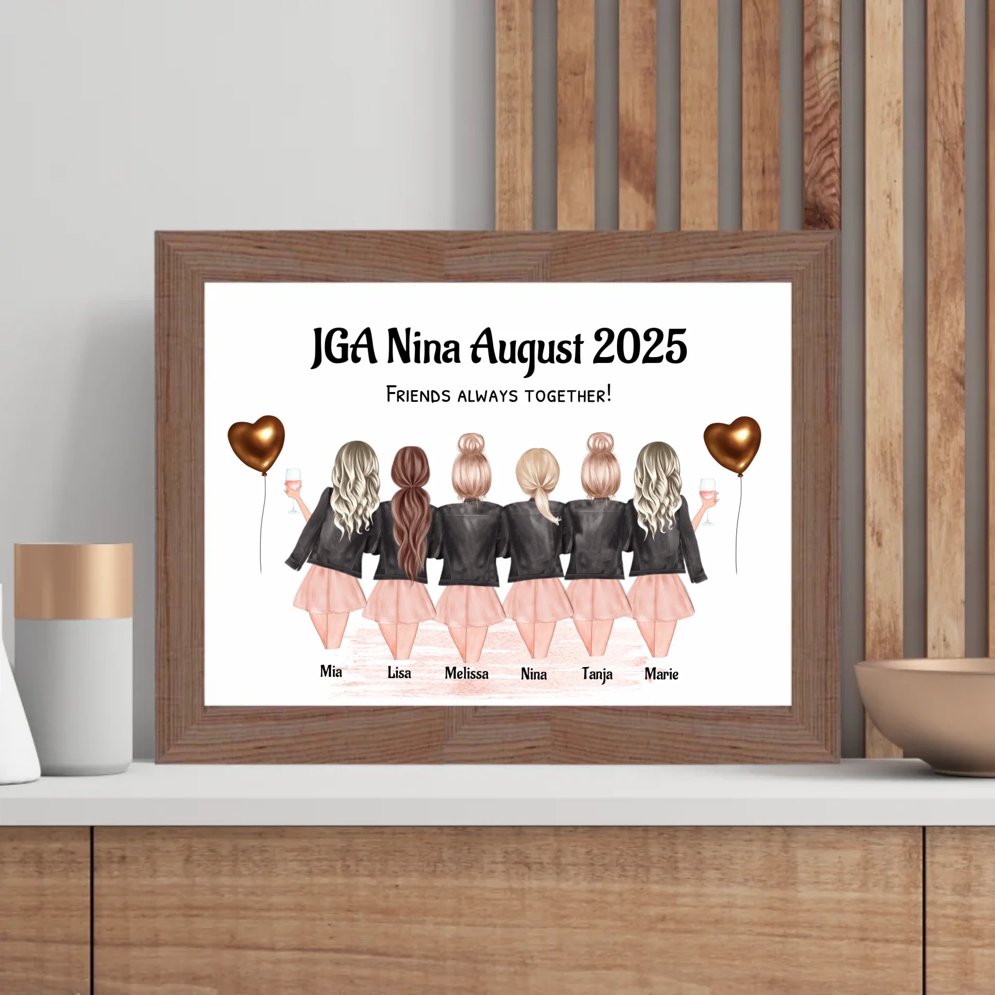 Junggesellinnenabschied Bild Personalisiert - Cantty