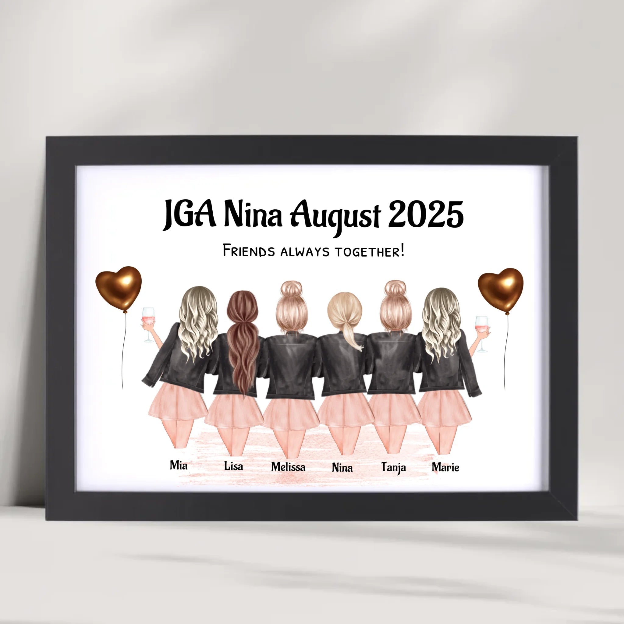 Junggesellinnenabschied Bild Personalisiert - Cantty