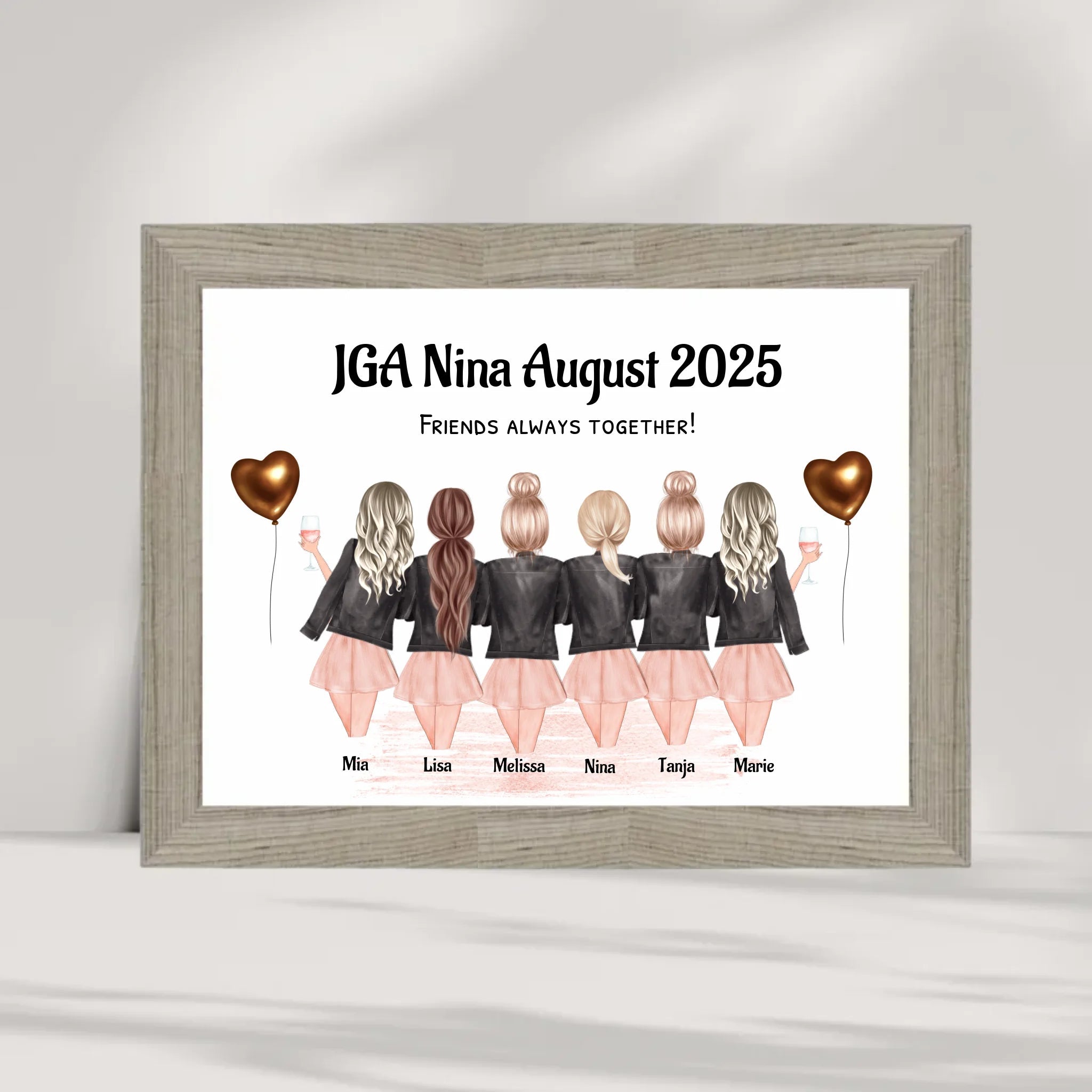 Junggesellinnenabschied Bild Personalisiert - Cantty