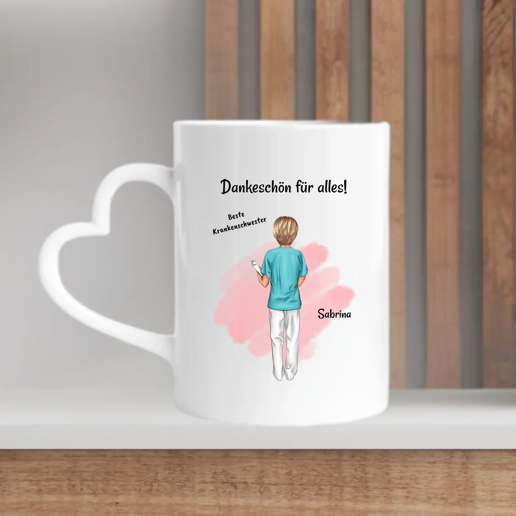 Krankenschwester Dankeschön Geschenk Tasse - Cantty