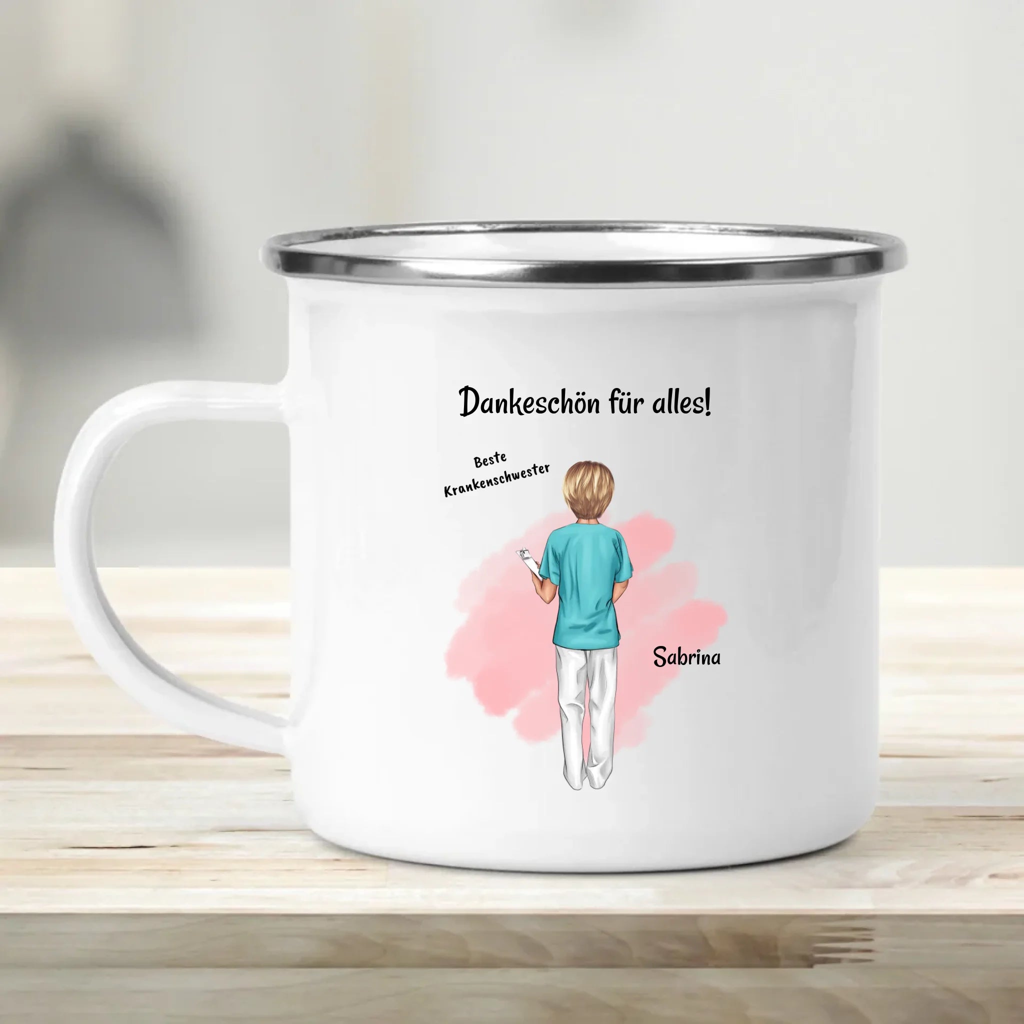 Krankenschwester Dankeschön Geschenk Tasse - Cantty