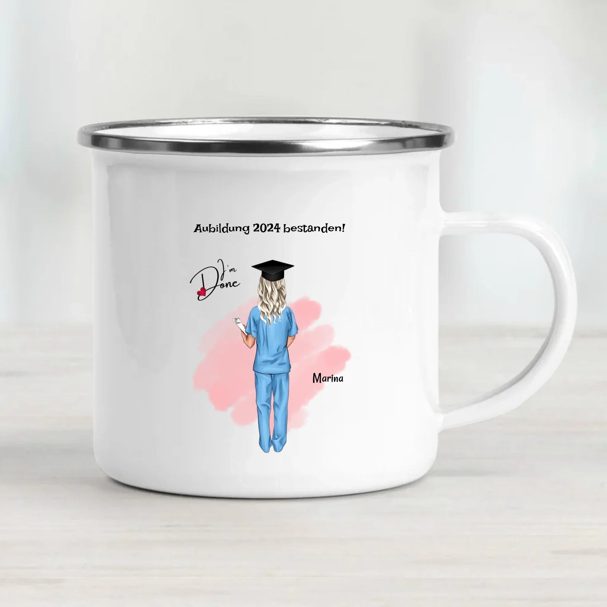 Krankenschwester Examen bestanden Tasse personalisiert - Cantty