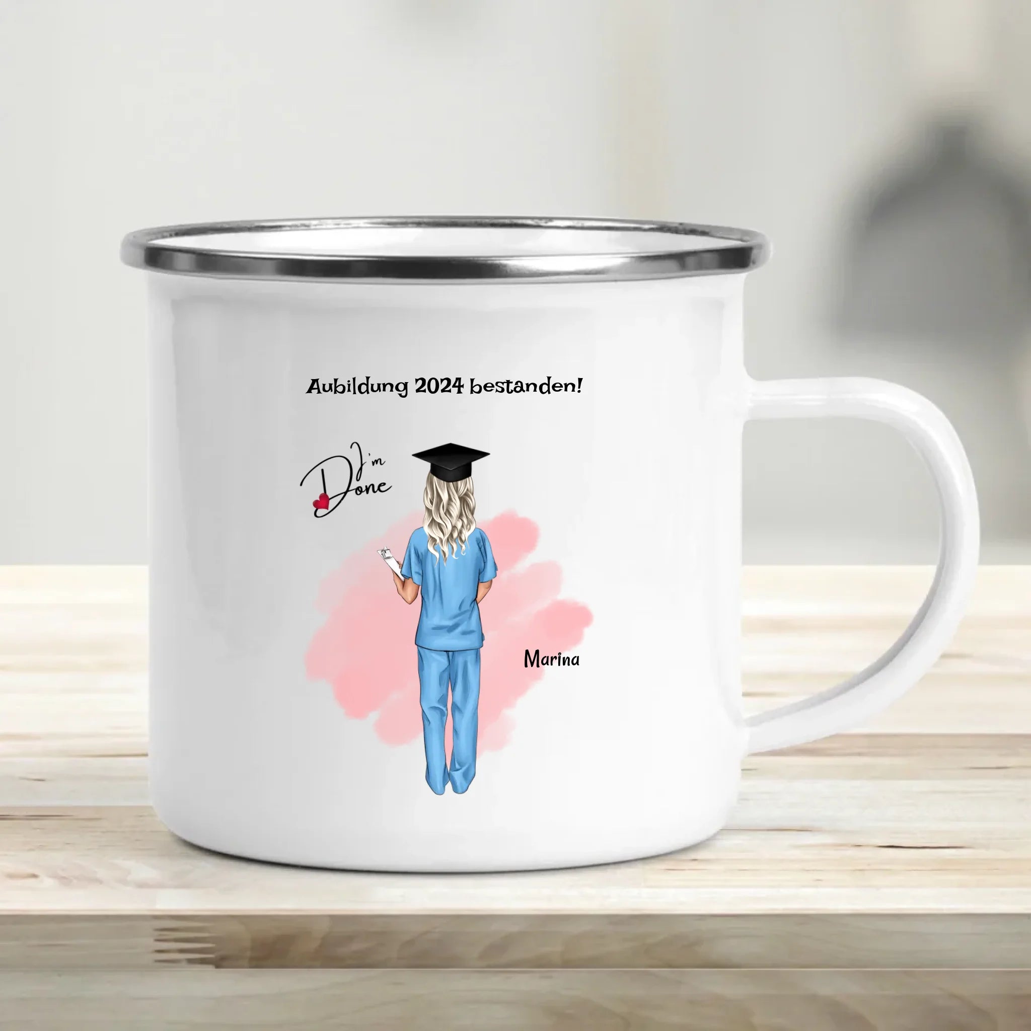 Krankenschwester Examen bestanden Tasse personalisiert - Cantty