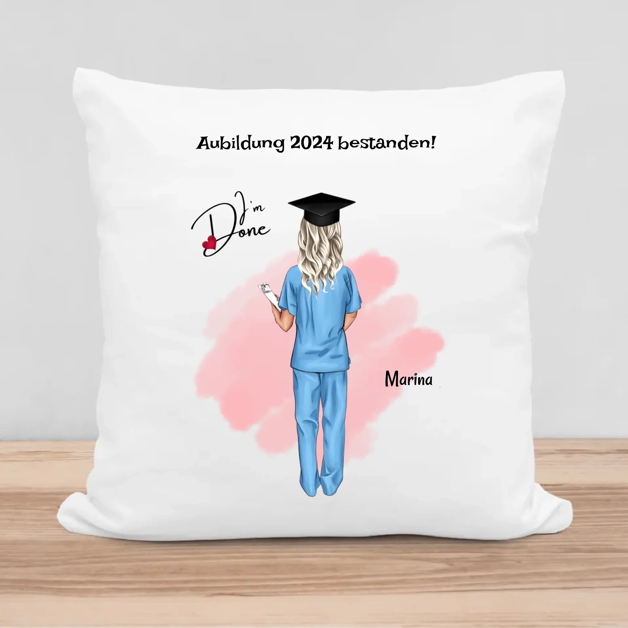 Krankenschwester Geschenk-Set – Leinen-Tragetasche Mit Spruch „I‘m A Midwife“ – Praktisch & Persönlich