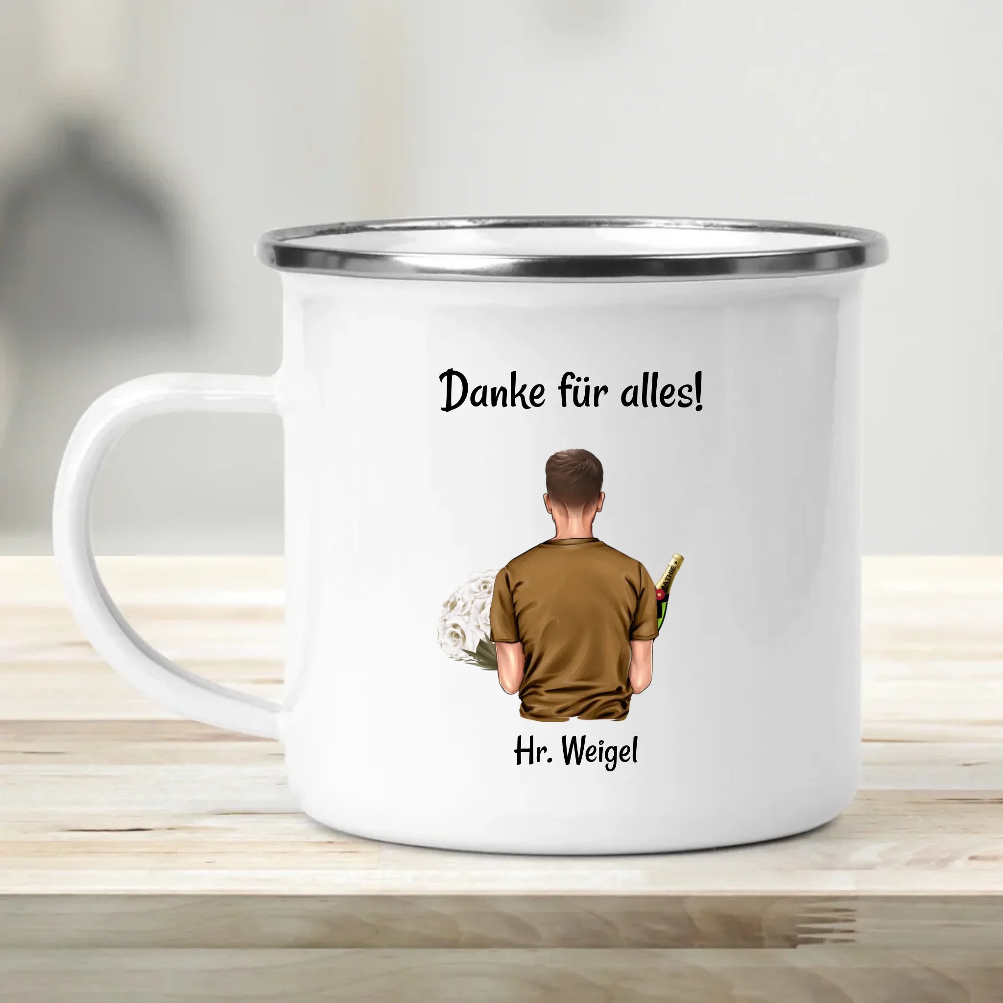 Lehrer Dankeschön Tasse Geschenk mit Name - Cantty