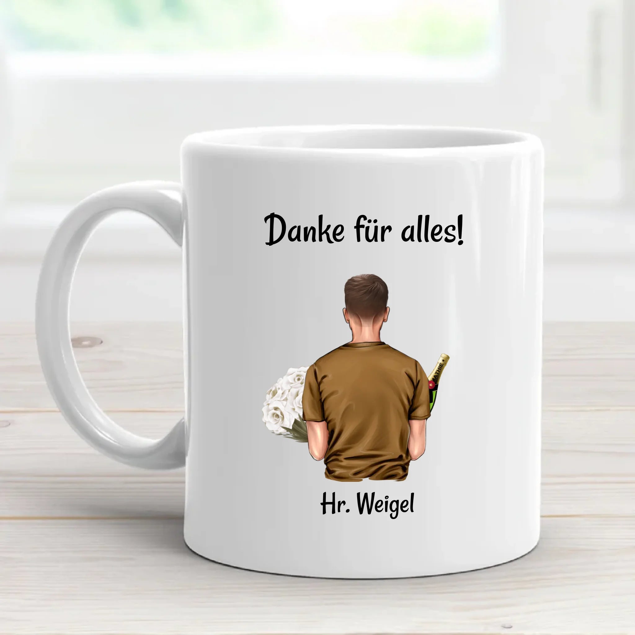 Lehrer Dankeschön Tasse Geschenk mit Name - Cantty