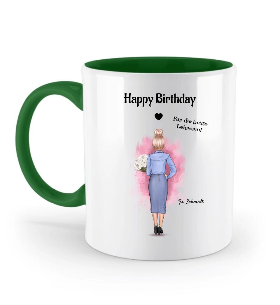 Lehrerin Tasse Geschenk personalisiert - Cantty