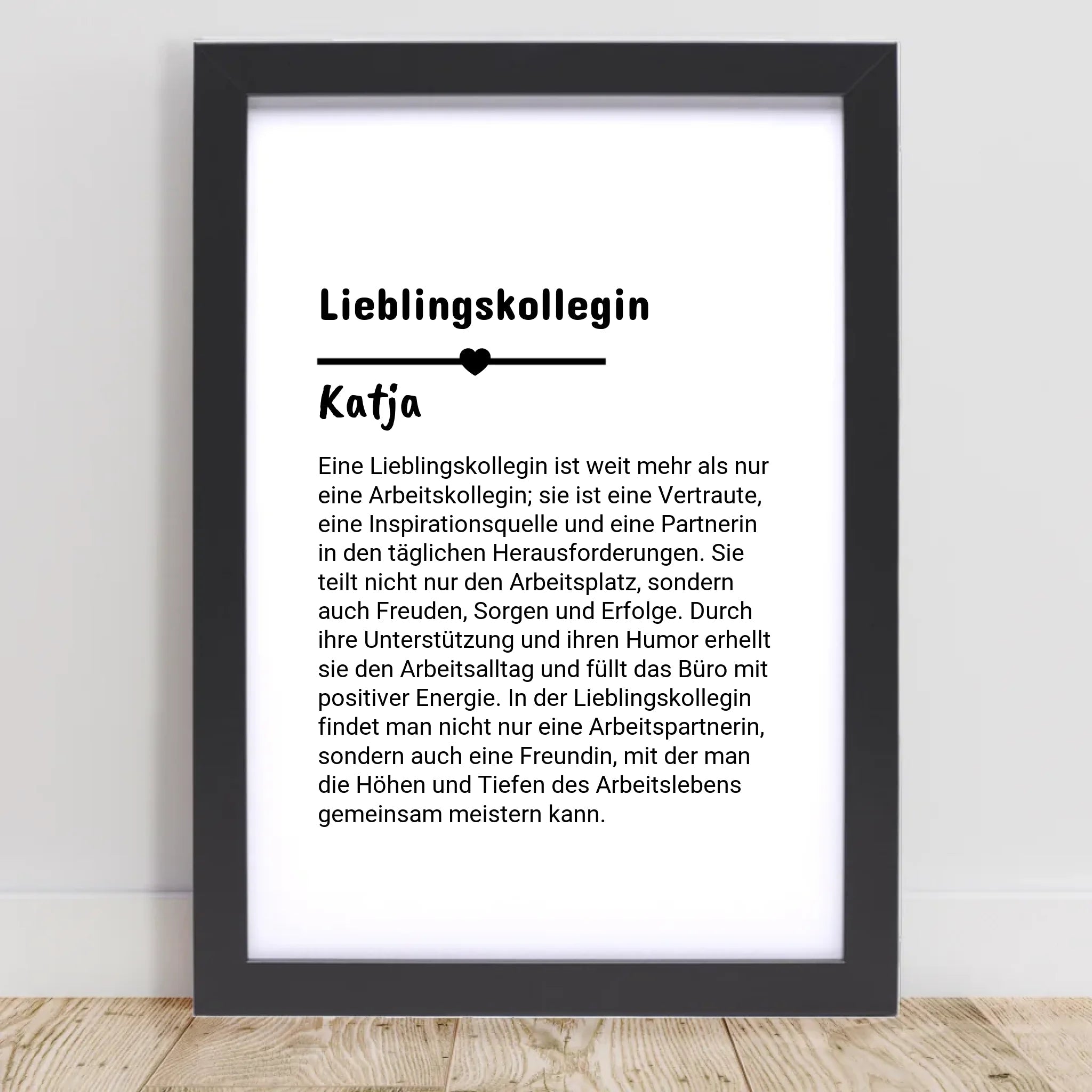 Lieblingskollegin Definition Poster personalisiert - Cantty