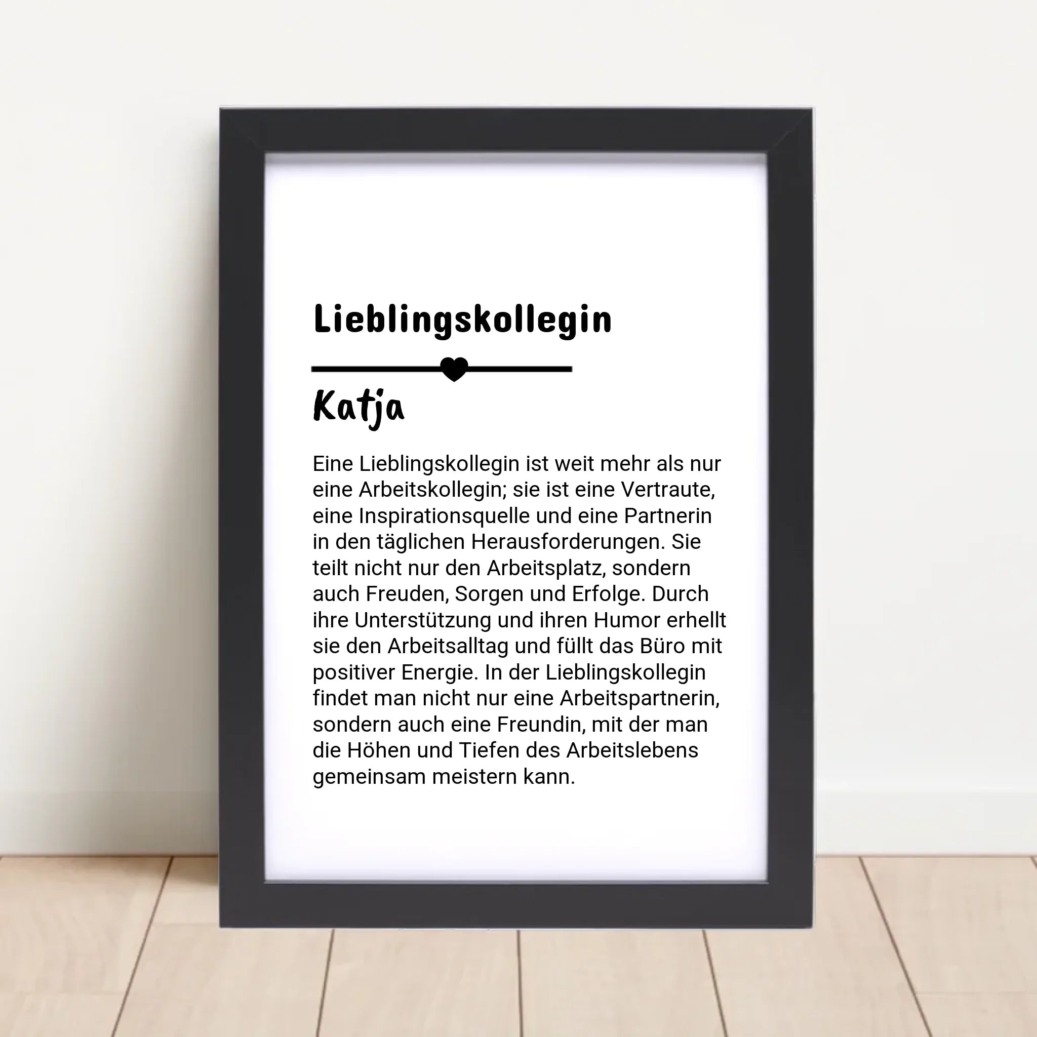 Lieblingskollegin Definition Poster personalisiert - Cantty