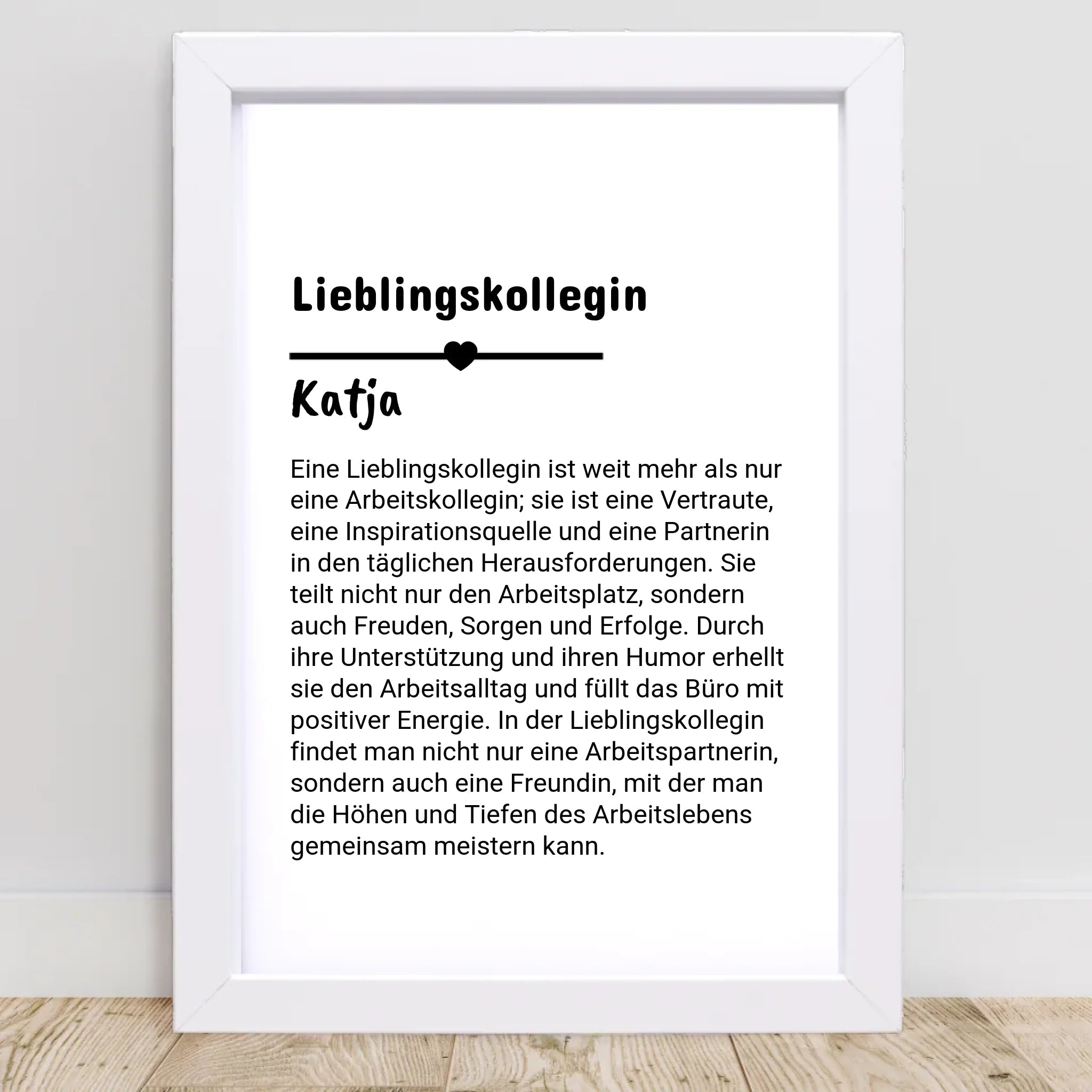 Lieblingskollegin Definition Poster personalisiert - Cantty