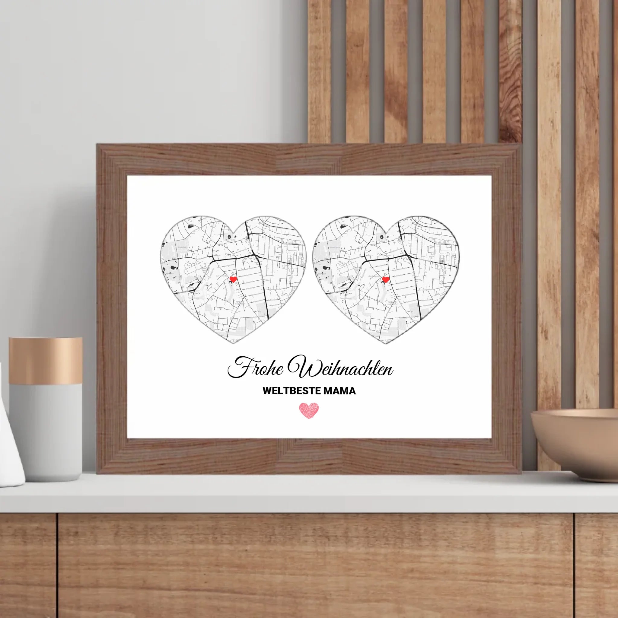 Mutter Weihnachtsgeschenk Fern Familie Abstand Poster - Cantty