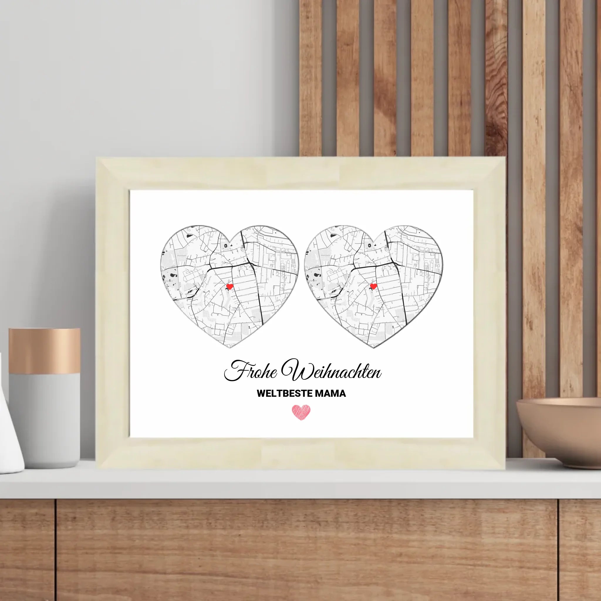 Mutter Weihnachtsgeschenk Fern Familie Abstand Poster - Cantty