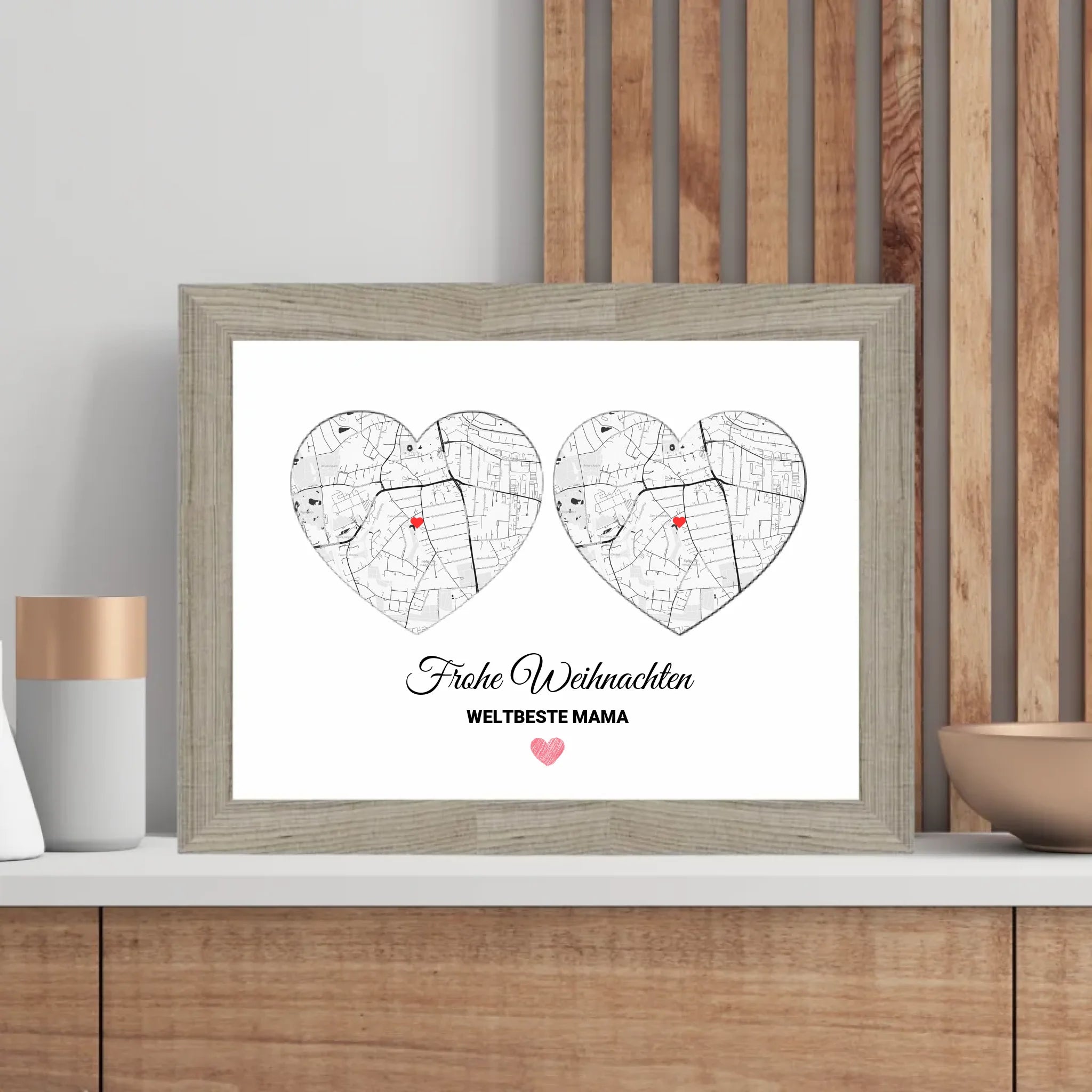Mutter Weihnachtsgeschenk Fern Familie Abstand Poster - Cantty