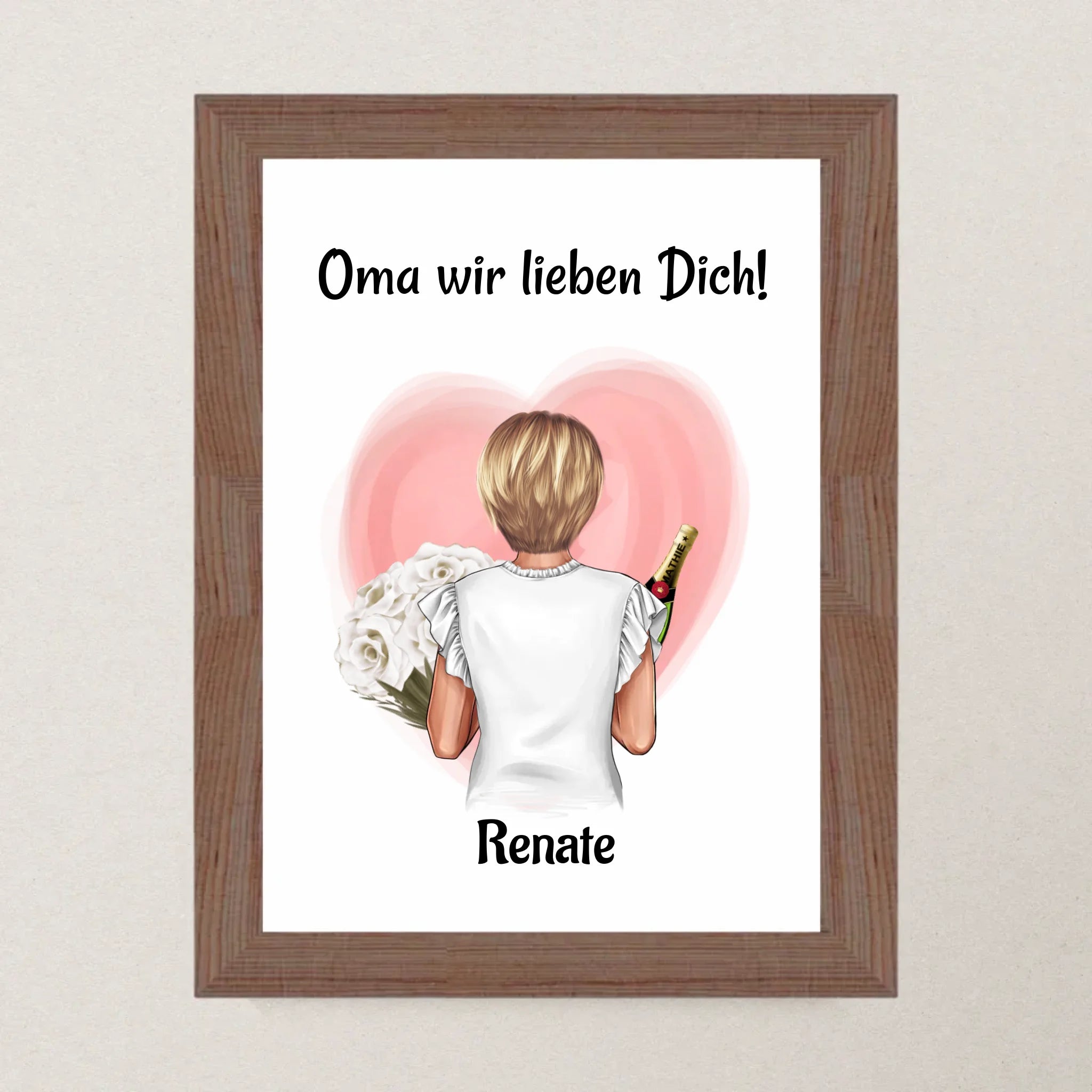 Oma Muttertag Poster Geschenk - Cantty
