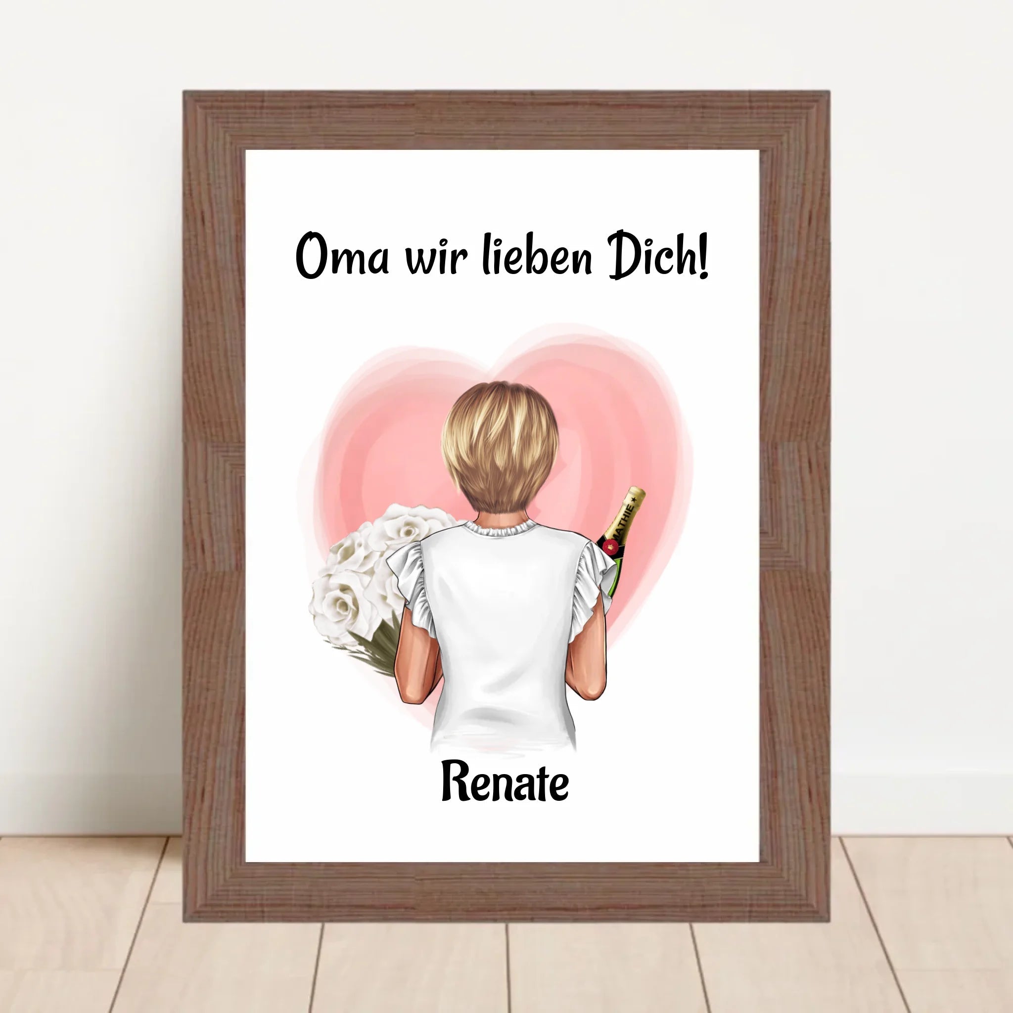 Oma Muttertag Poster Geschenk - Cantty