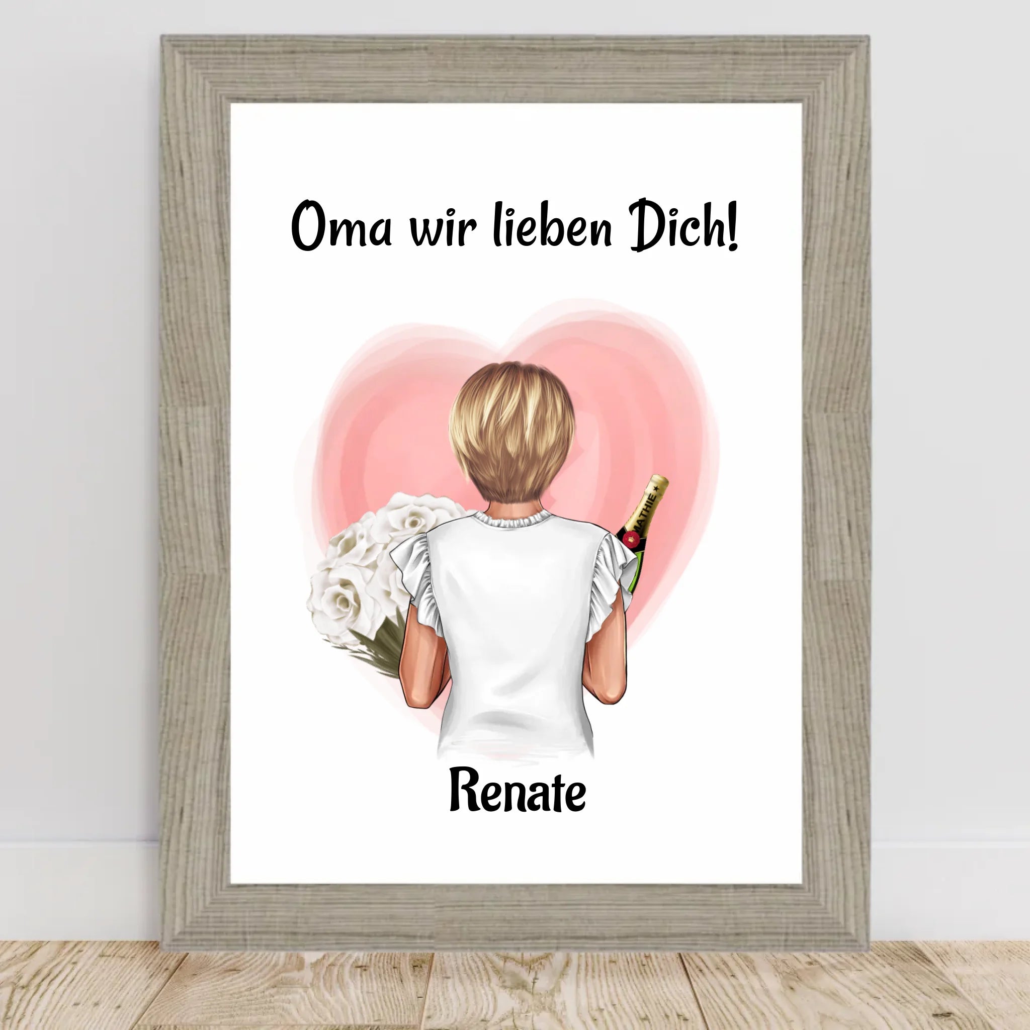Oma Muttertag Poster Geschenk - Cantty