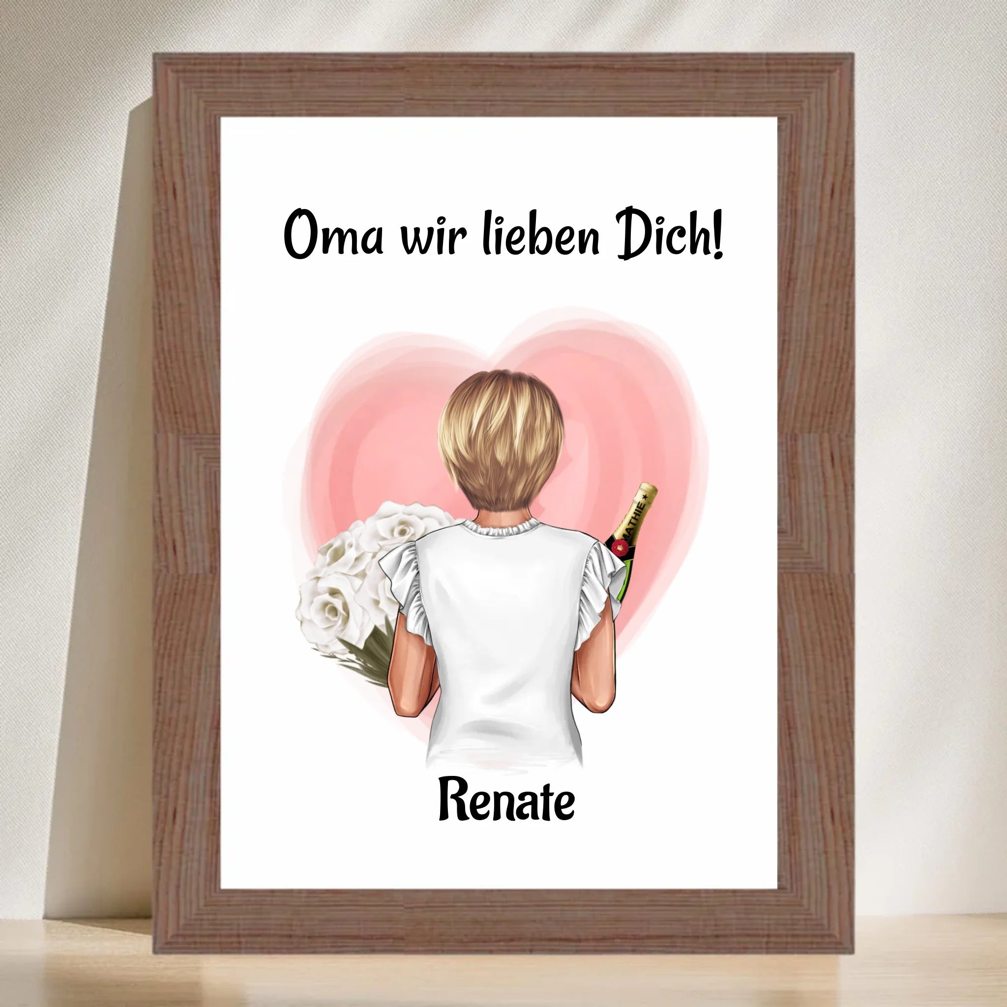 Oma Muttertag Poster Geschenk - Cantty