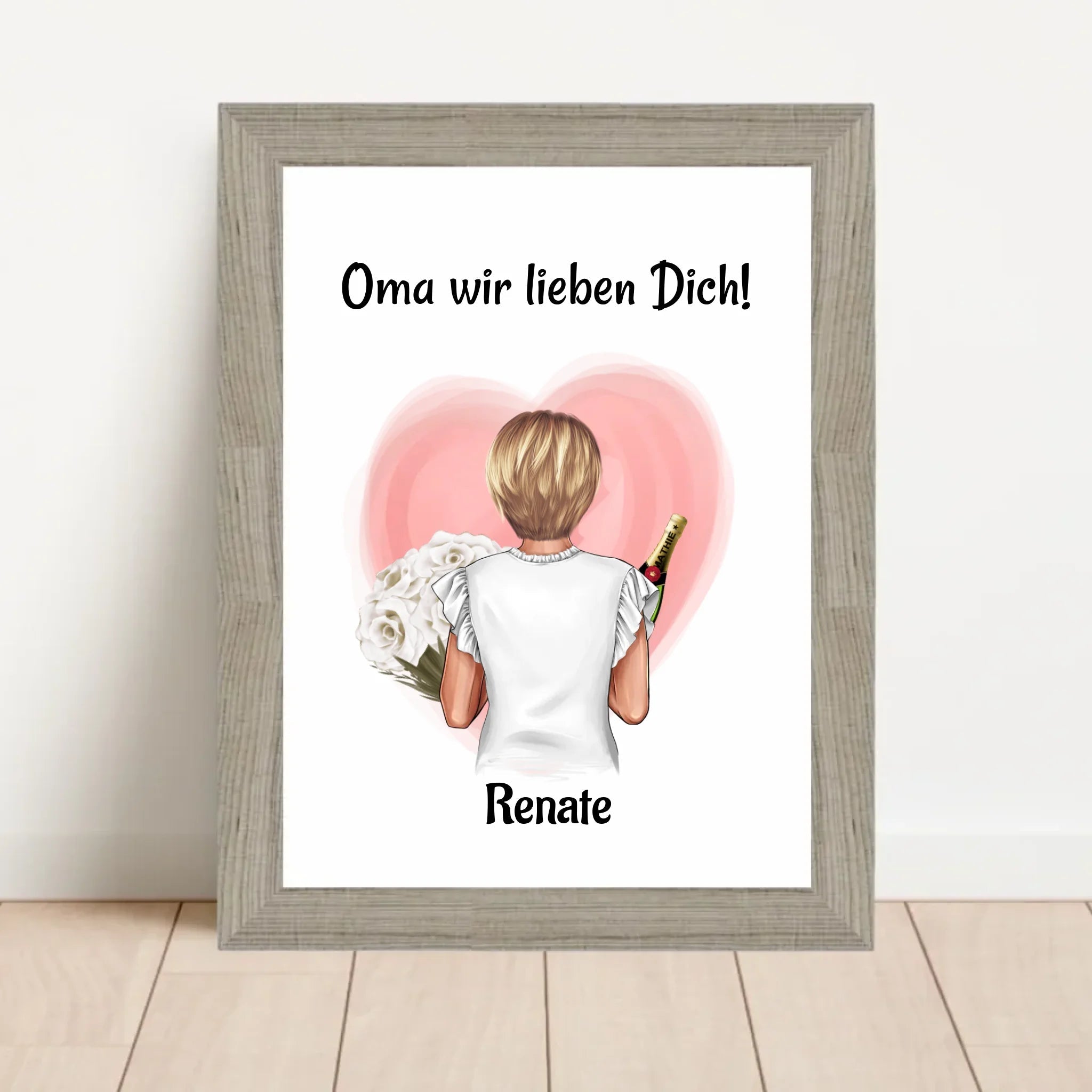 Oma Muttertag Poster Geschenk - Cantty