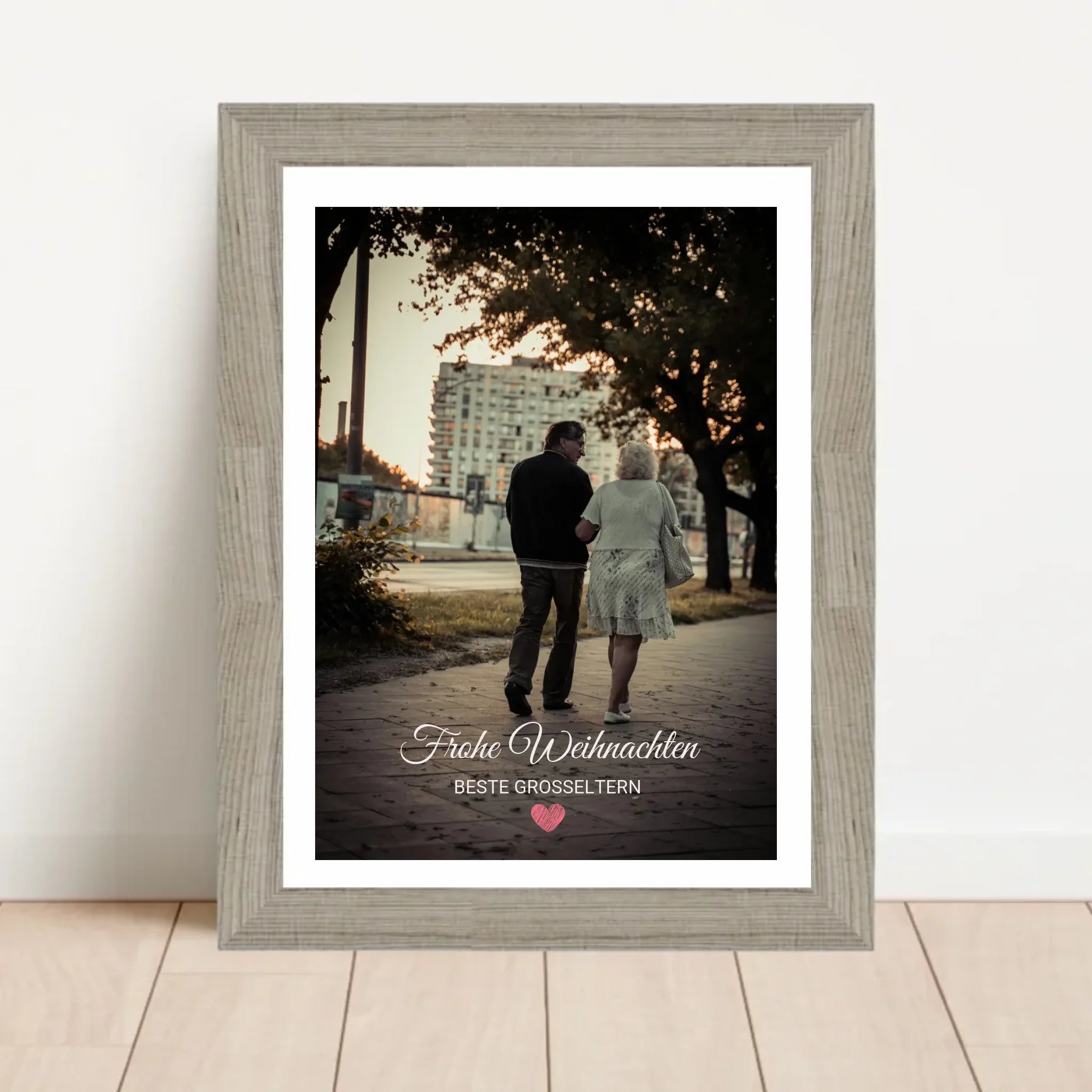 Oma Opa Foto Weihnachtsgeschenk mit Bilderrahmen personalisierbar - Cantty