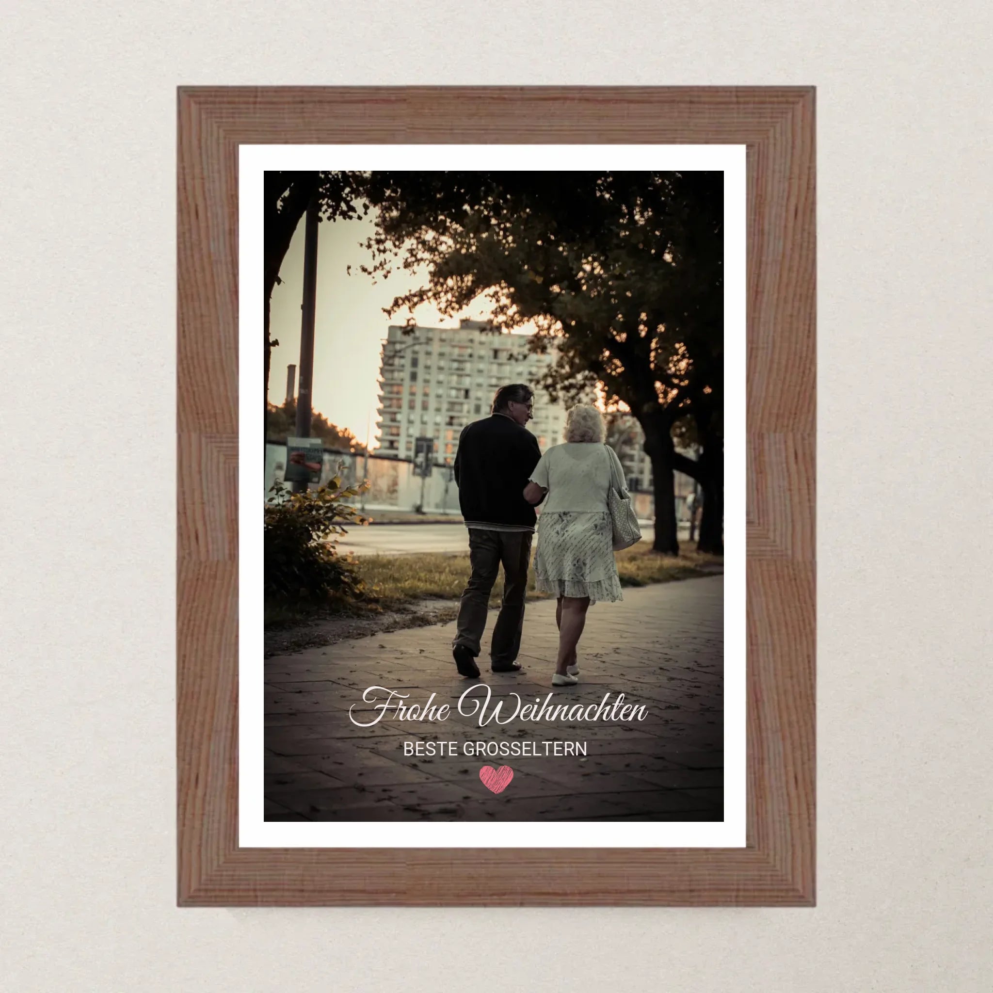 Oma Opa Foto Weihnachtsgeschenk mit Bilderrahmen personalisierbar - Cantty
