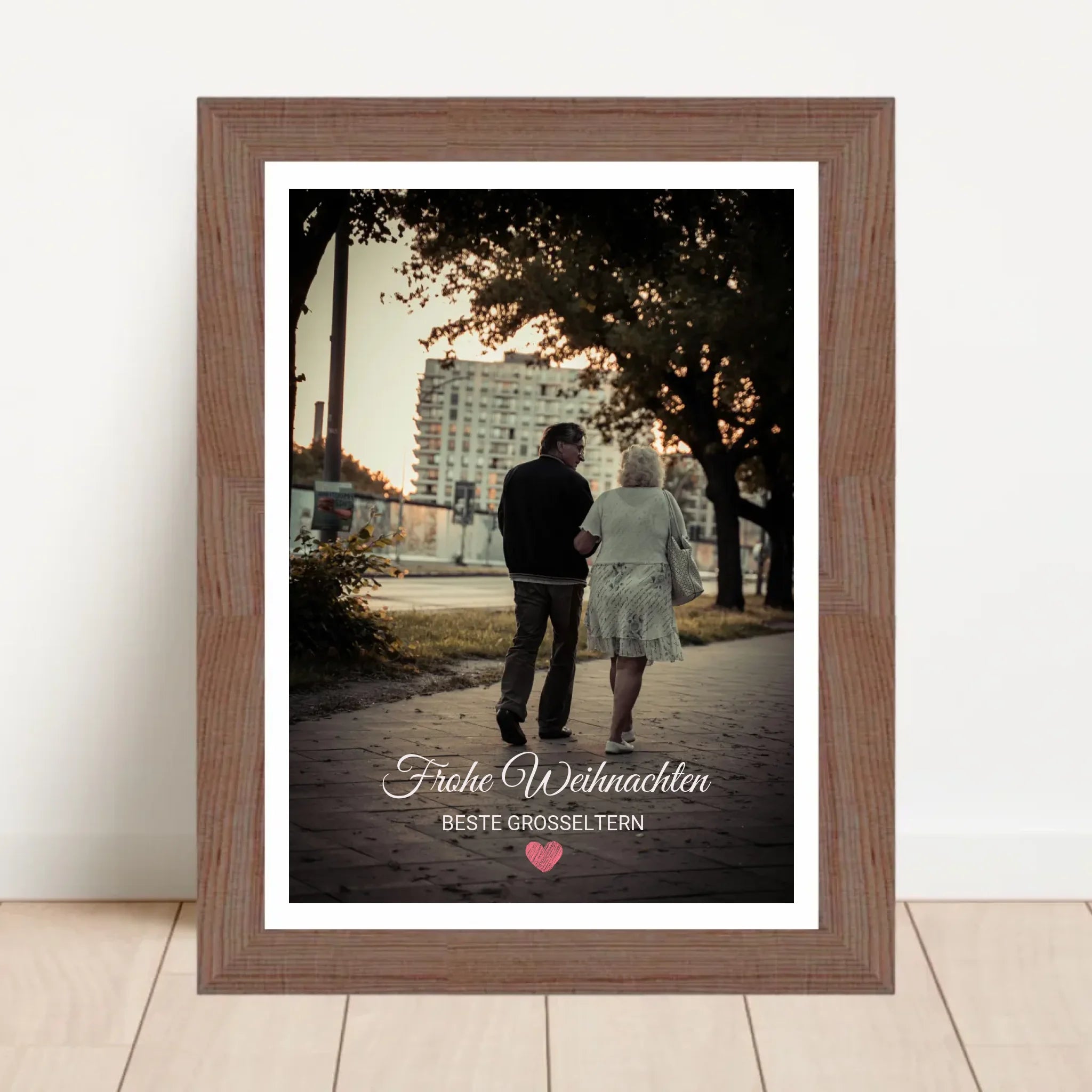 Oma Opa Foto Weihnachtsgeschenk mit Bilderrahmen personalisierbar - Cantty