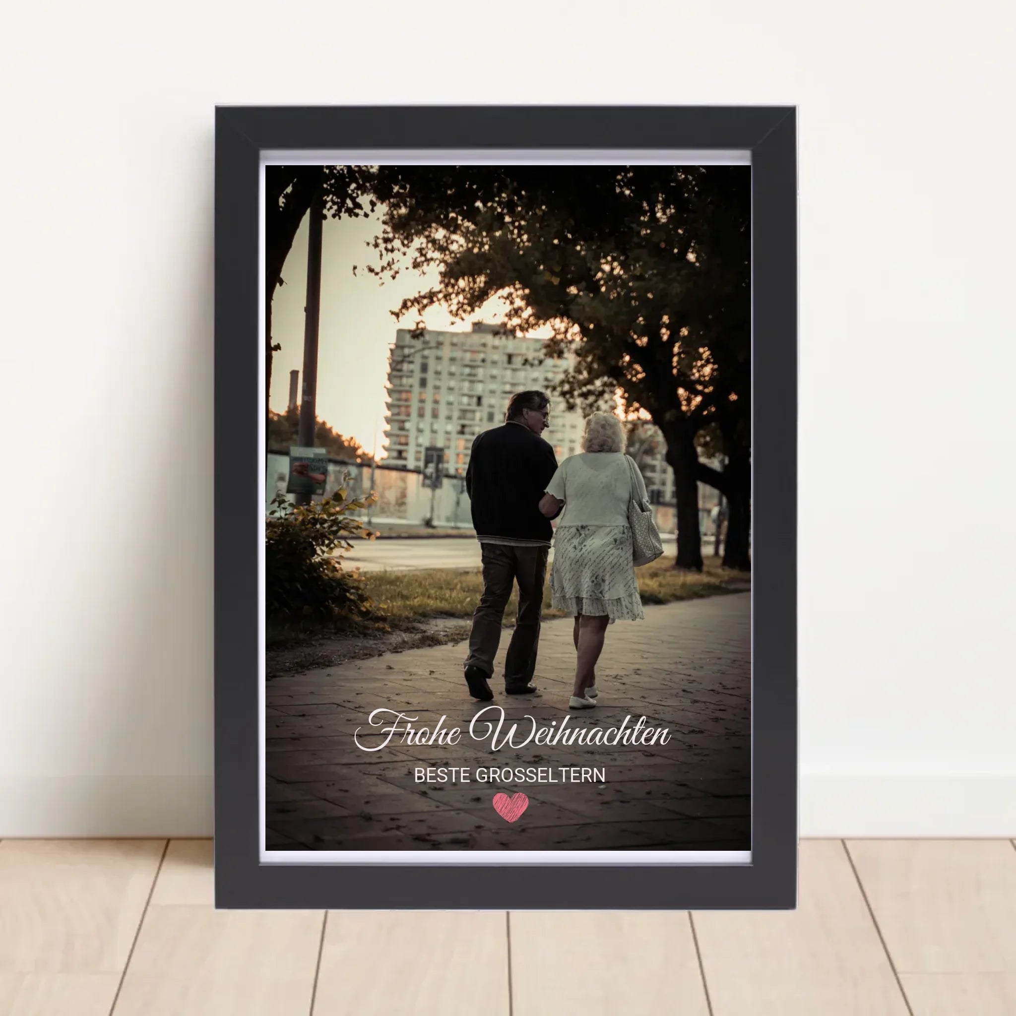 Oma Opa Foto Weihnachtsgeschenk mit Bilderrahmen personalisierbar - Cantty