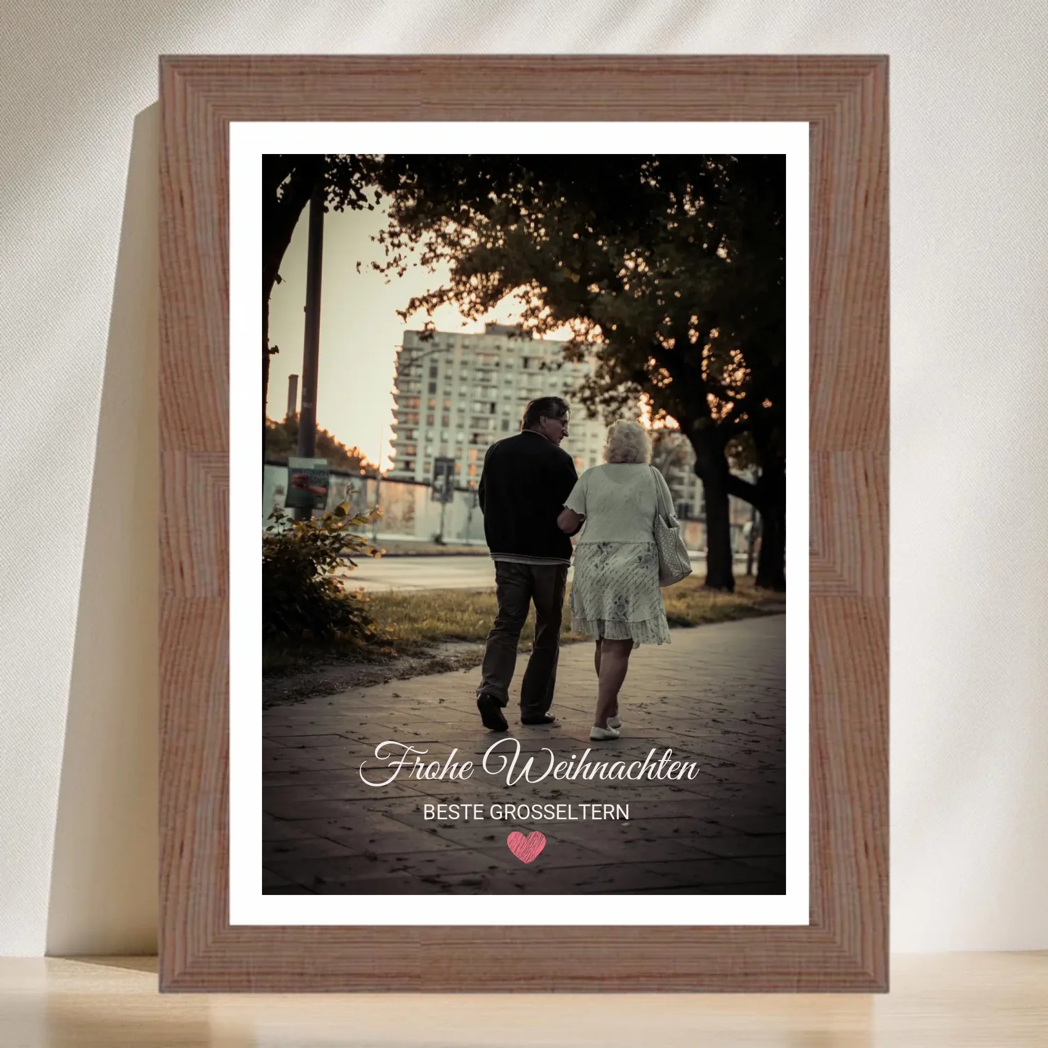 Oma Opa Foto Weihnachtsgeschenk mit Bilderrahmen personalisierbar - Cantty