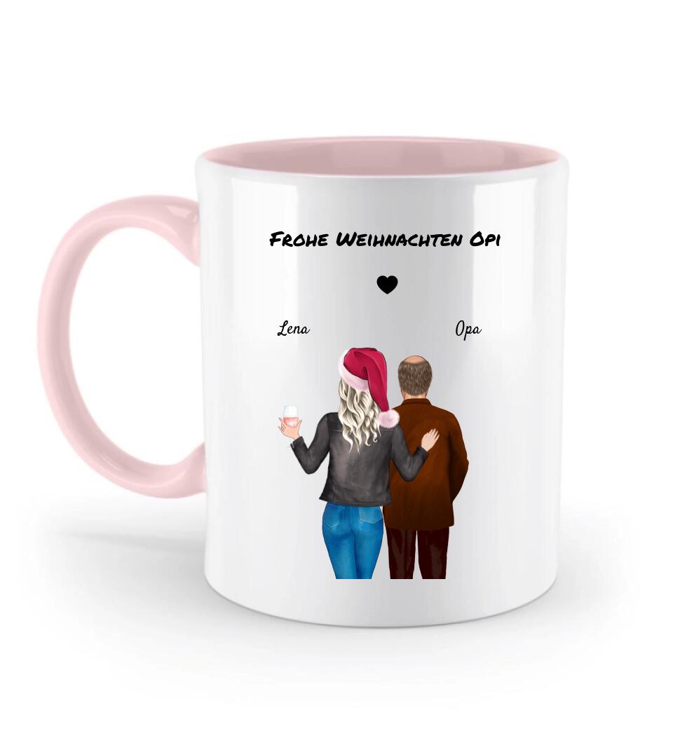 Opa personalisierte Tasse zu Weihnachten - Cantty