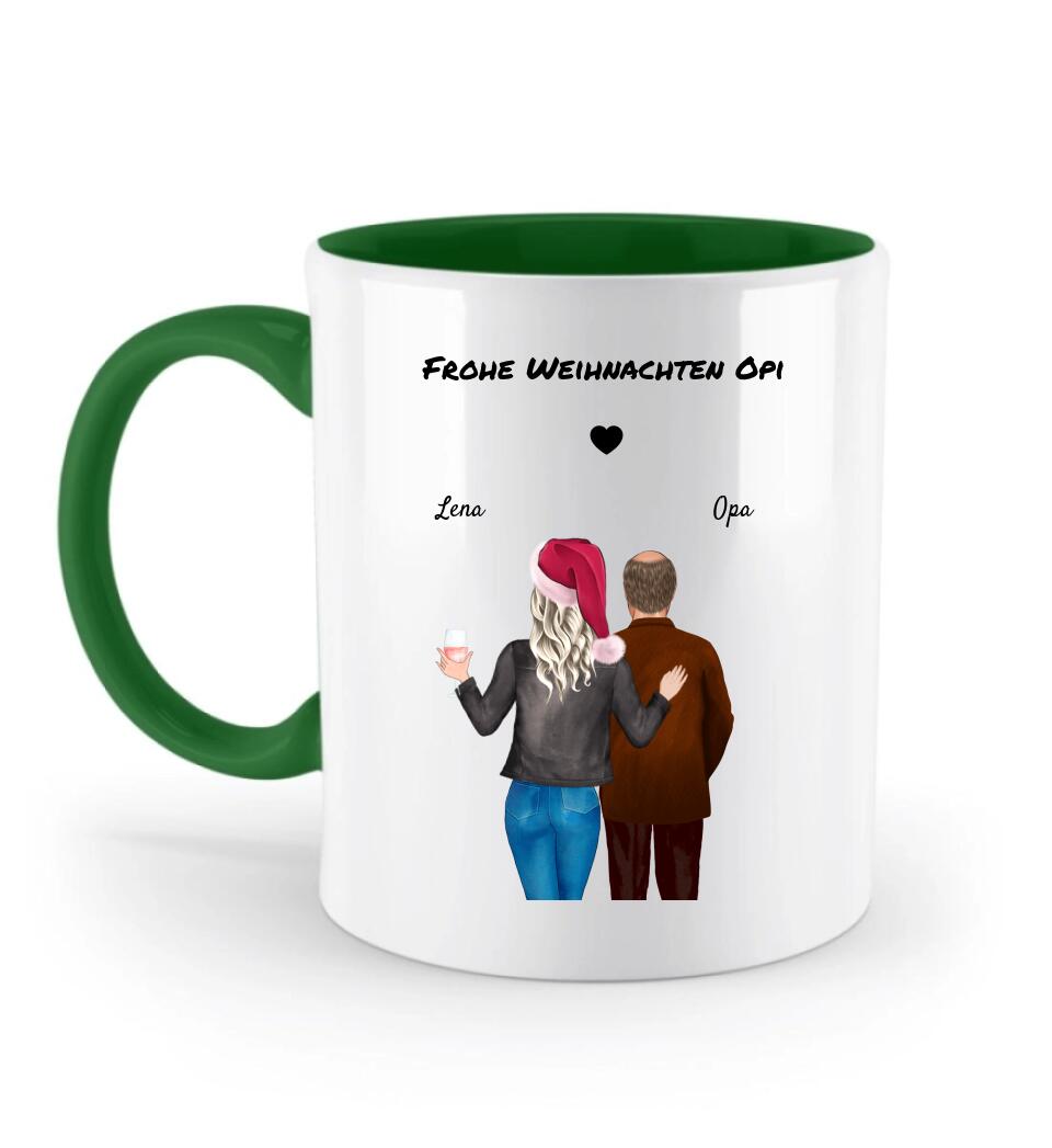 Opa personalisierte Tasse zu Weihnachten - Cantty