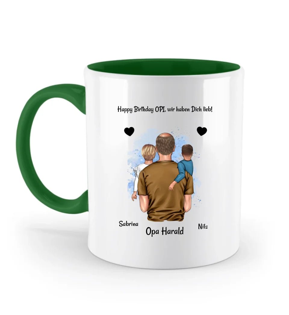 Opa Tasse Geburtstag Geschenk von Enkel personalisiert - Cantty