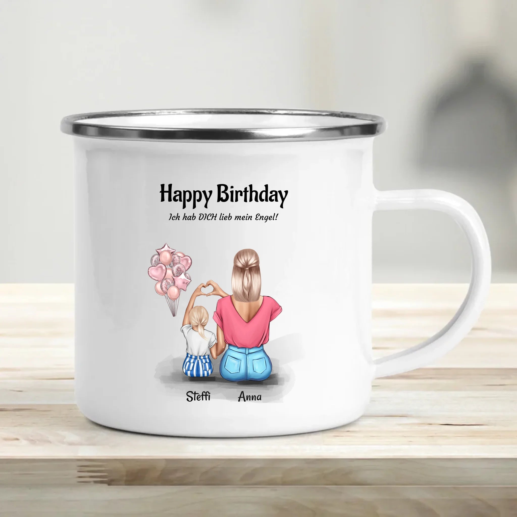 Patenkind Tasse Mädchen Patentante personalisiert - Cantty