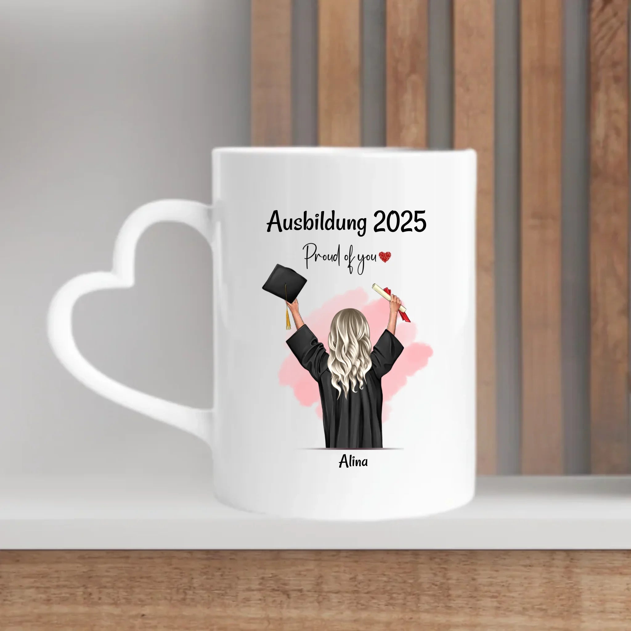 Personalisierte Ausbildung Tasse für Mädchen zum Abschluss - Cantty