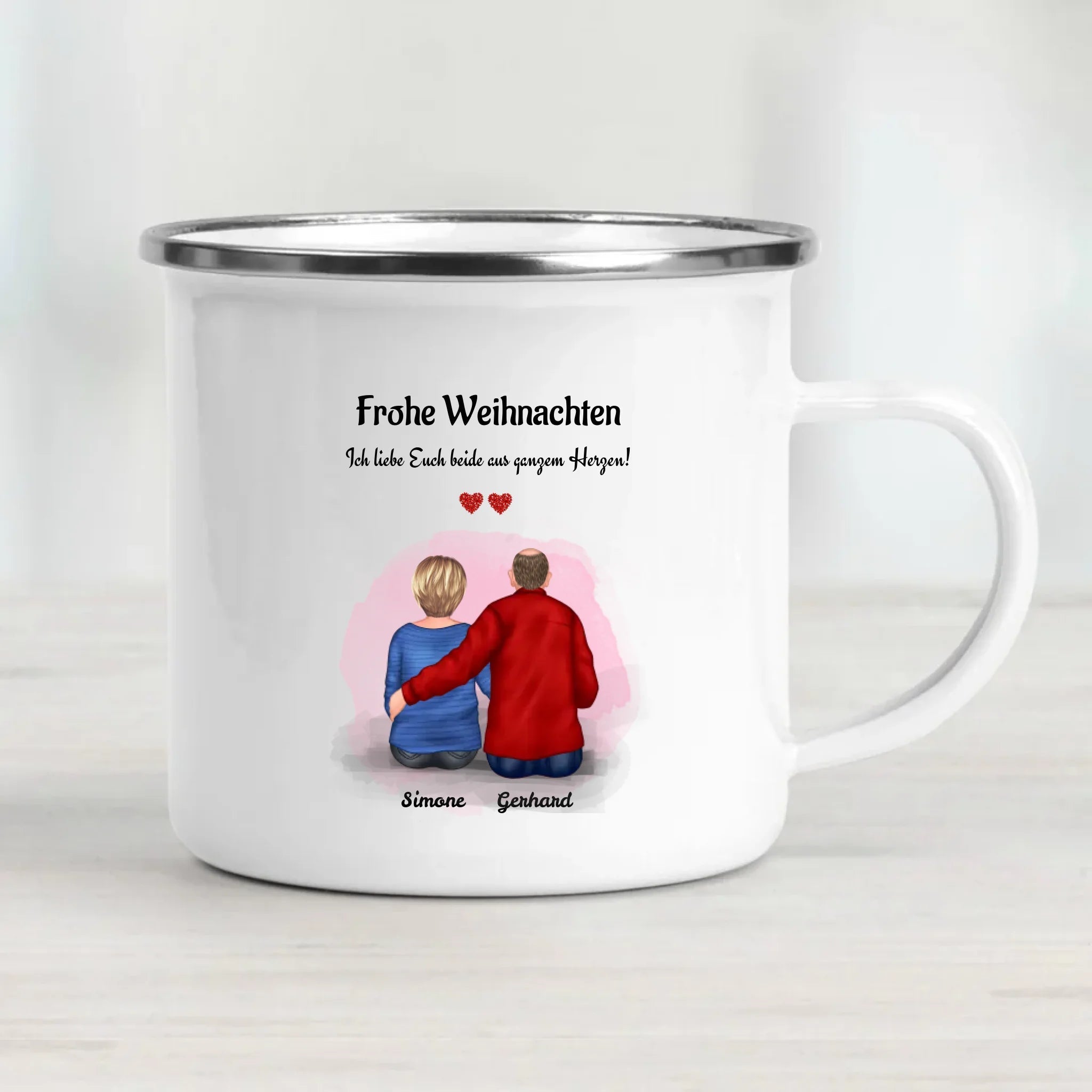 Personalisierte Tasse Geschenk für Oma Opa Weihnachten - Cantty