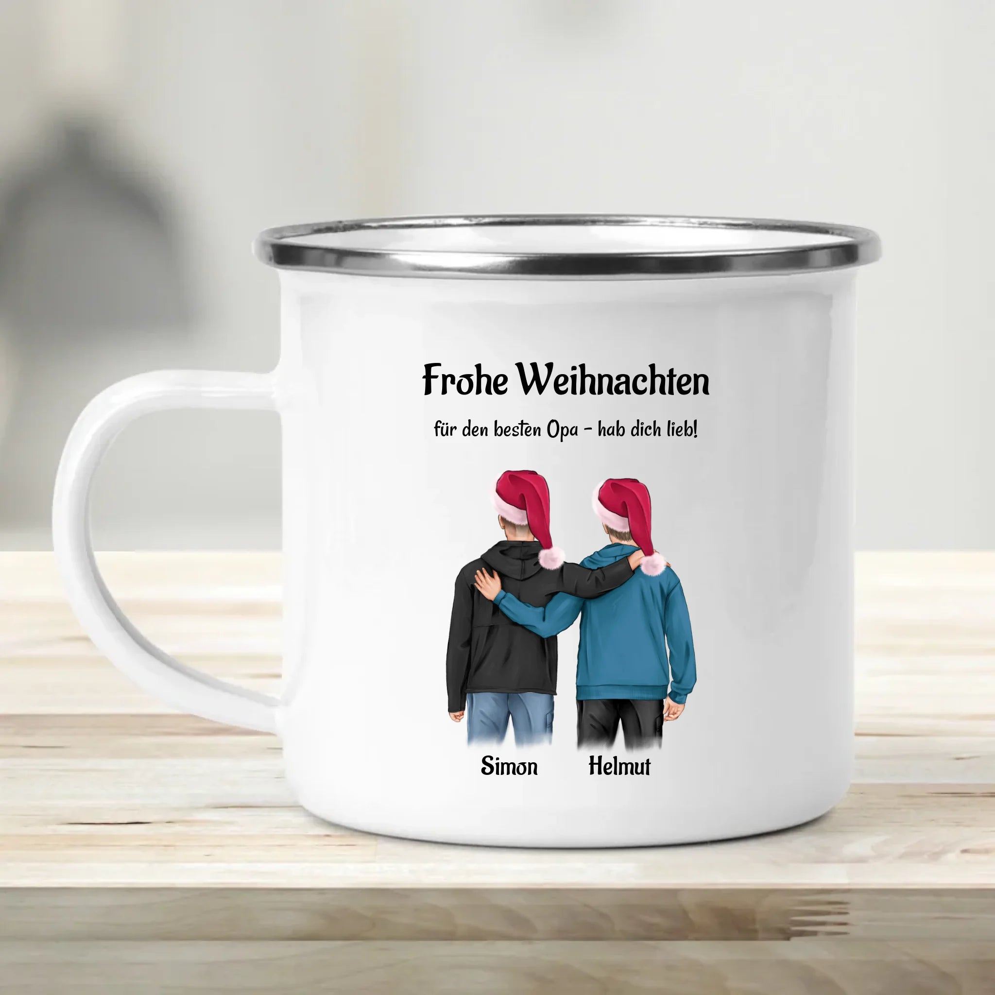 Personalisierte Weihnachtstasse für Opa bedrucken - Cantty
