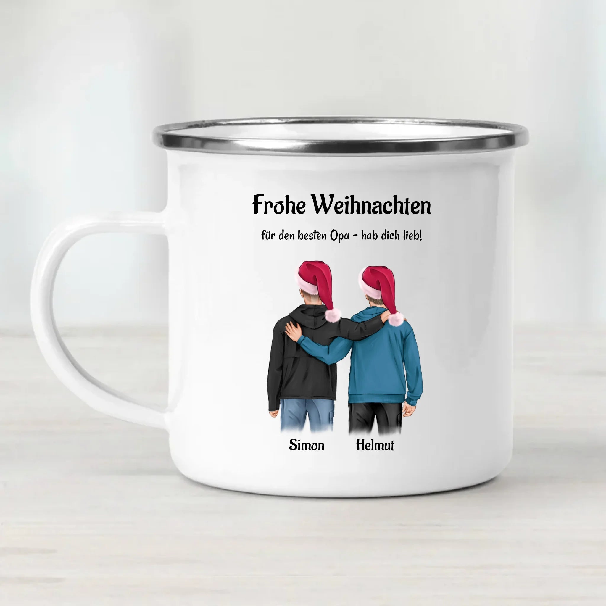 Personalisierte Weihnachtstasse für Opa bedrucken - Cantty