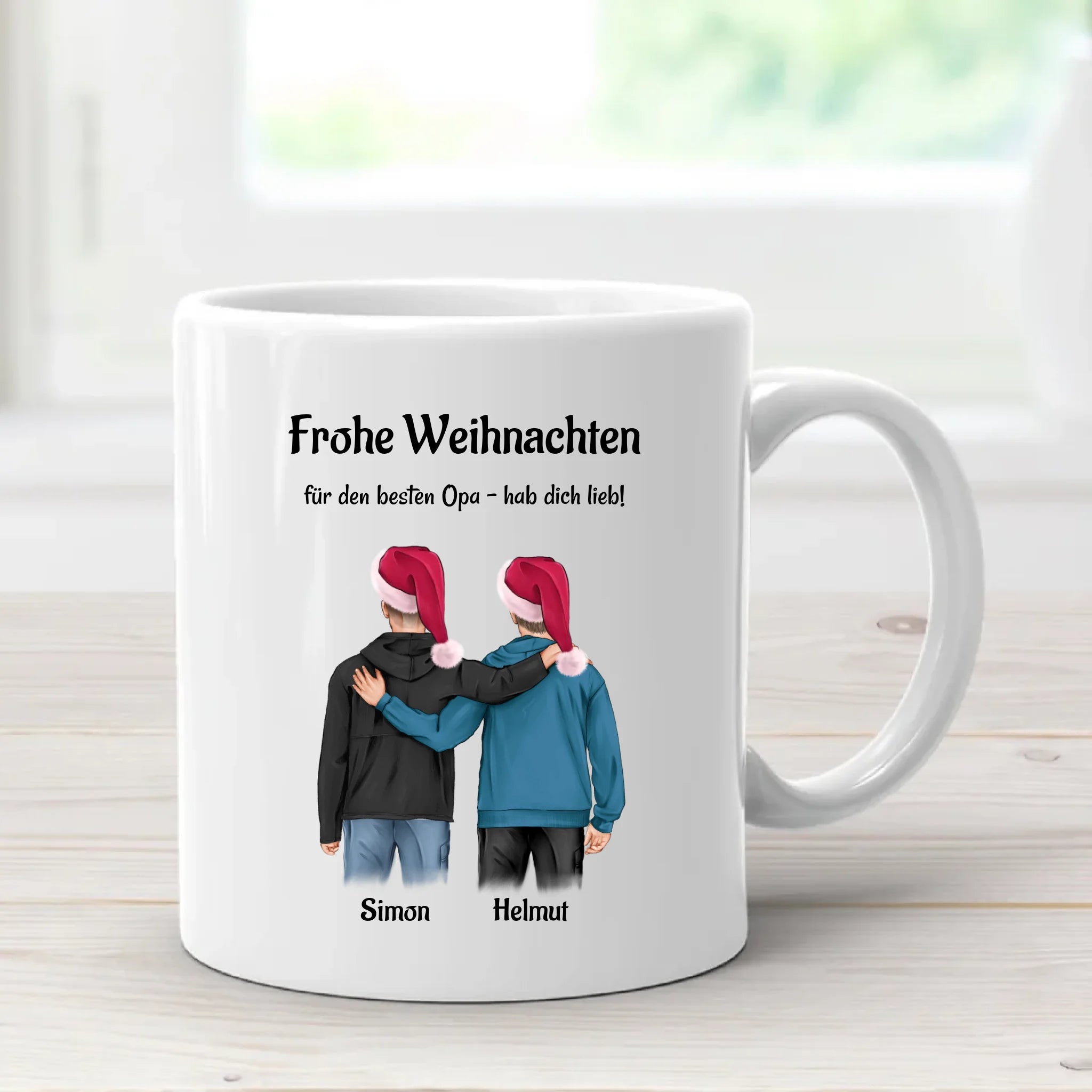 Opasaurus Tasse – Personalisierbar Für Opa, Mit Dino-Motiv, 320 Ml, Spülmaschinenfest