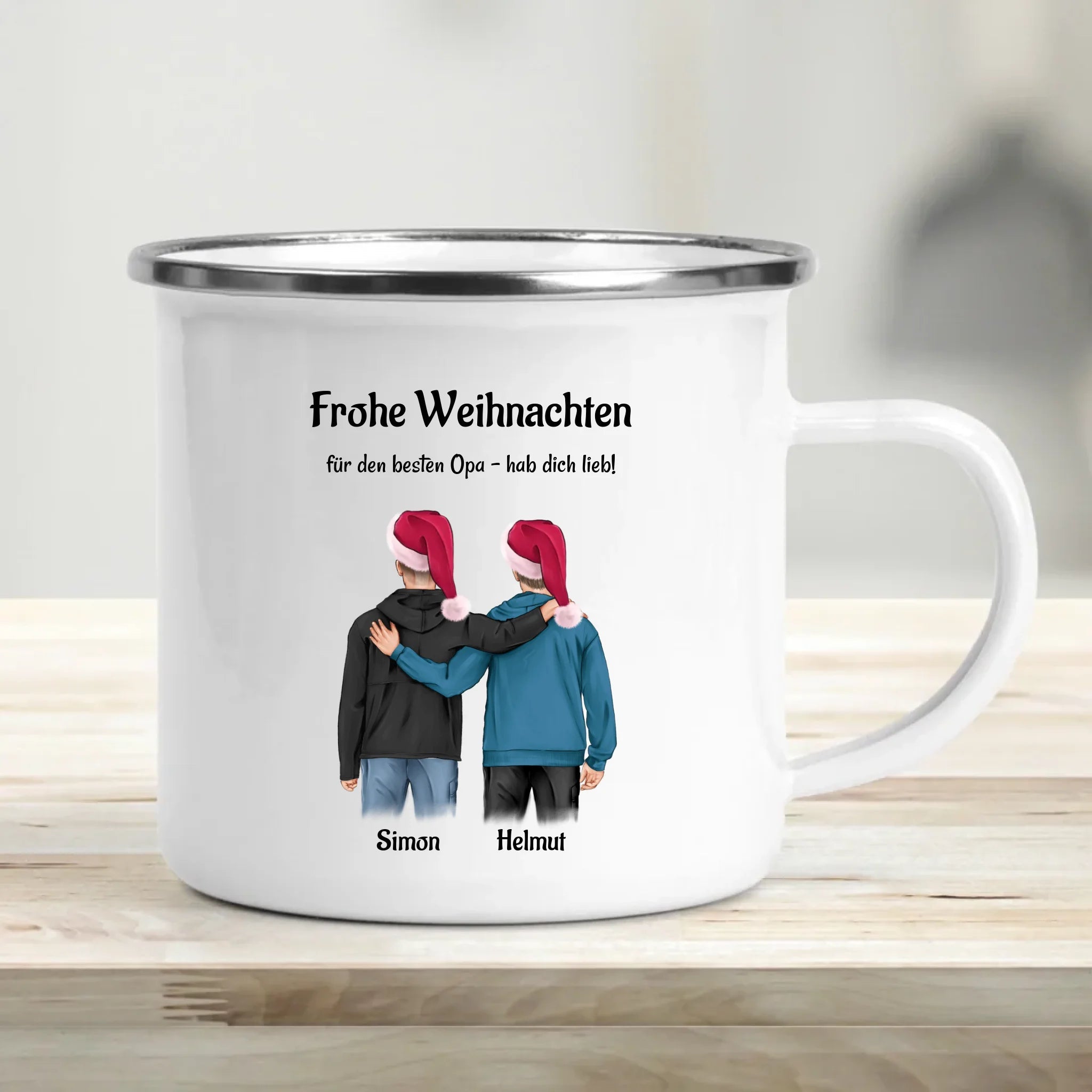 Personalisierte Weihnachtstasse für Opa bedrucken - Cantty