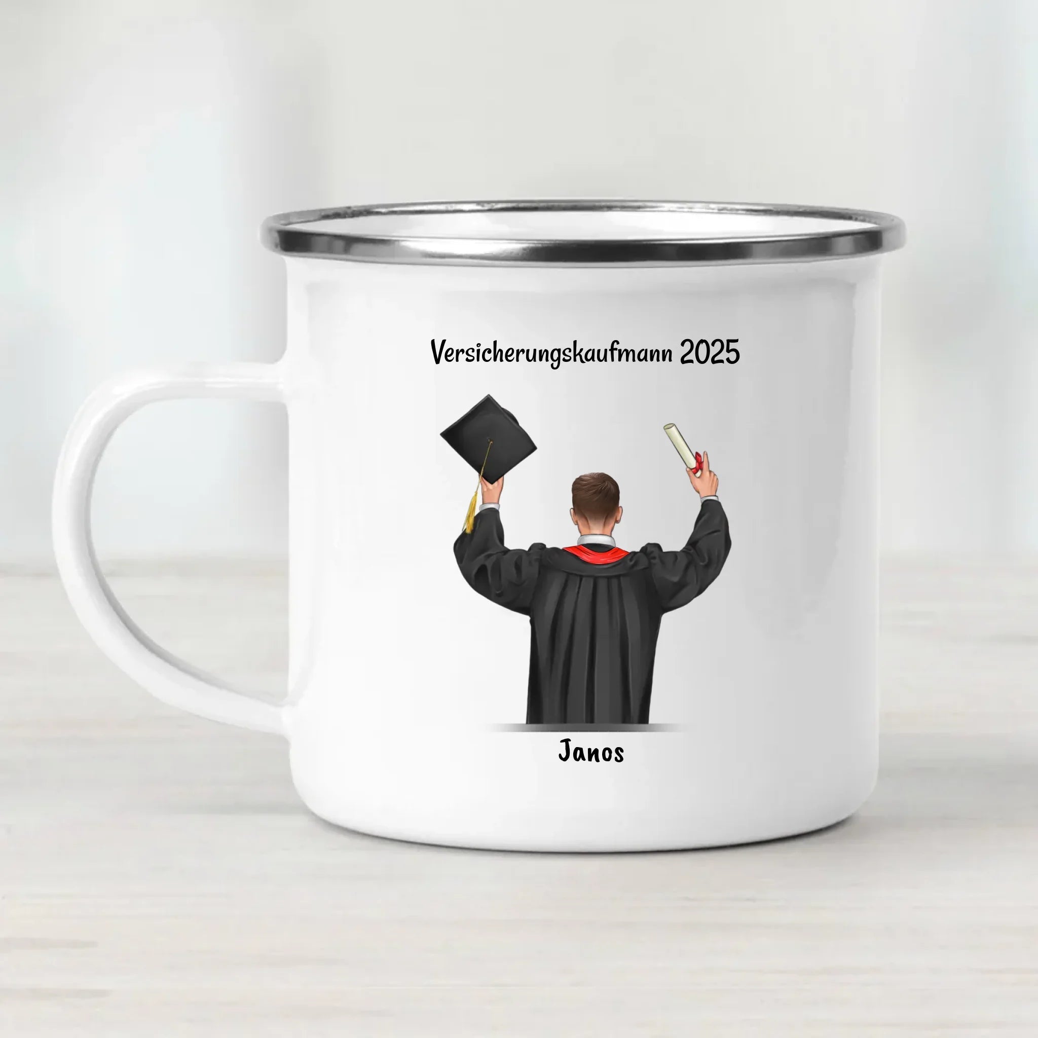 Sohn Ausbildung bestanden Tasse Geschenk personalisiert - Cantty