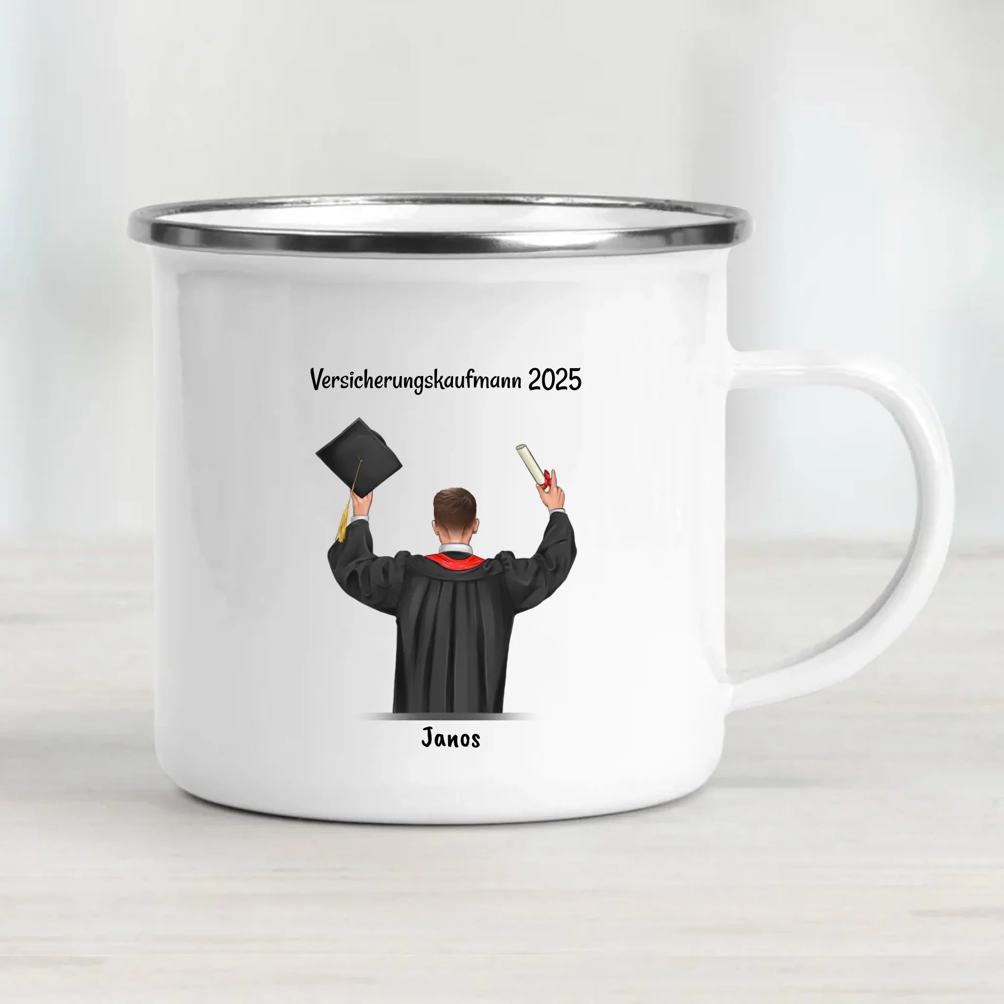 Sohn Ausbildung bestanden Tasse Geschenk personalisiert - Cantty