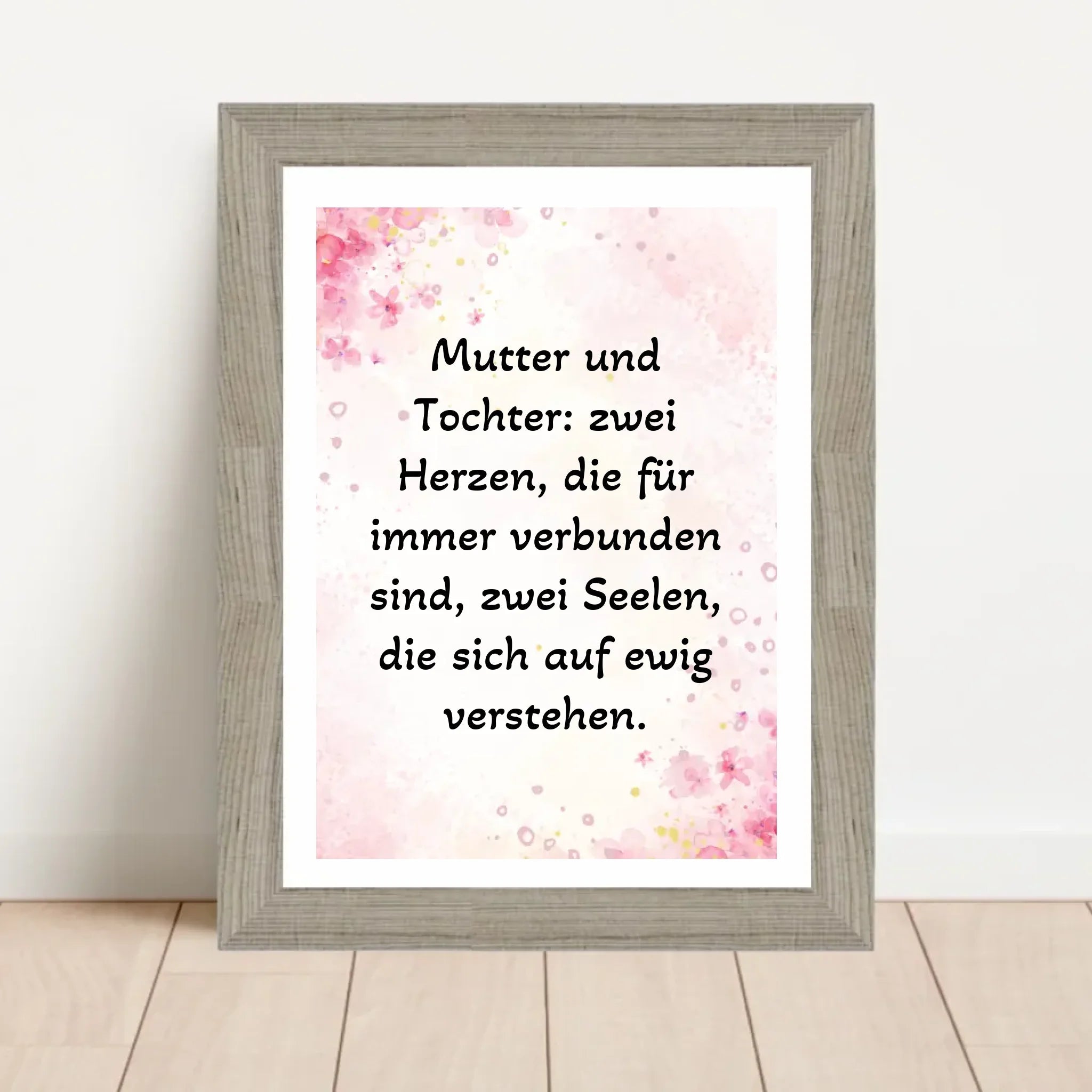 Spruch Poster für Mutter und Tochter gestalten - Cantty