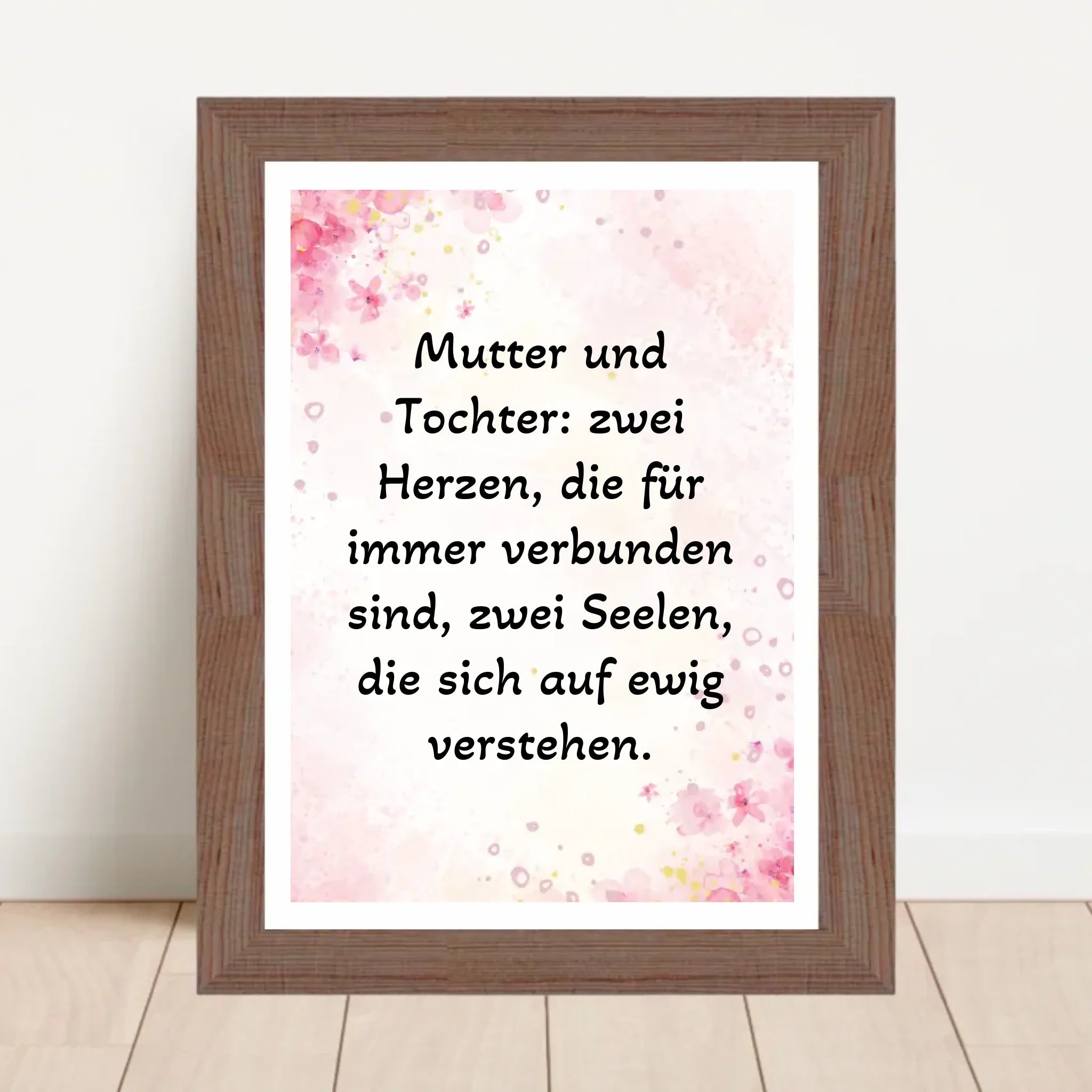 Spruch Poster für Mutter und Tochter gestalten - Cantty