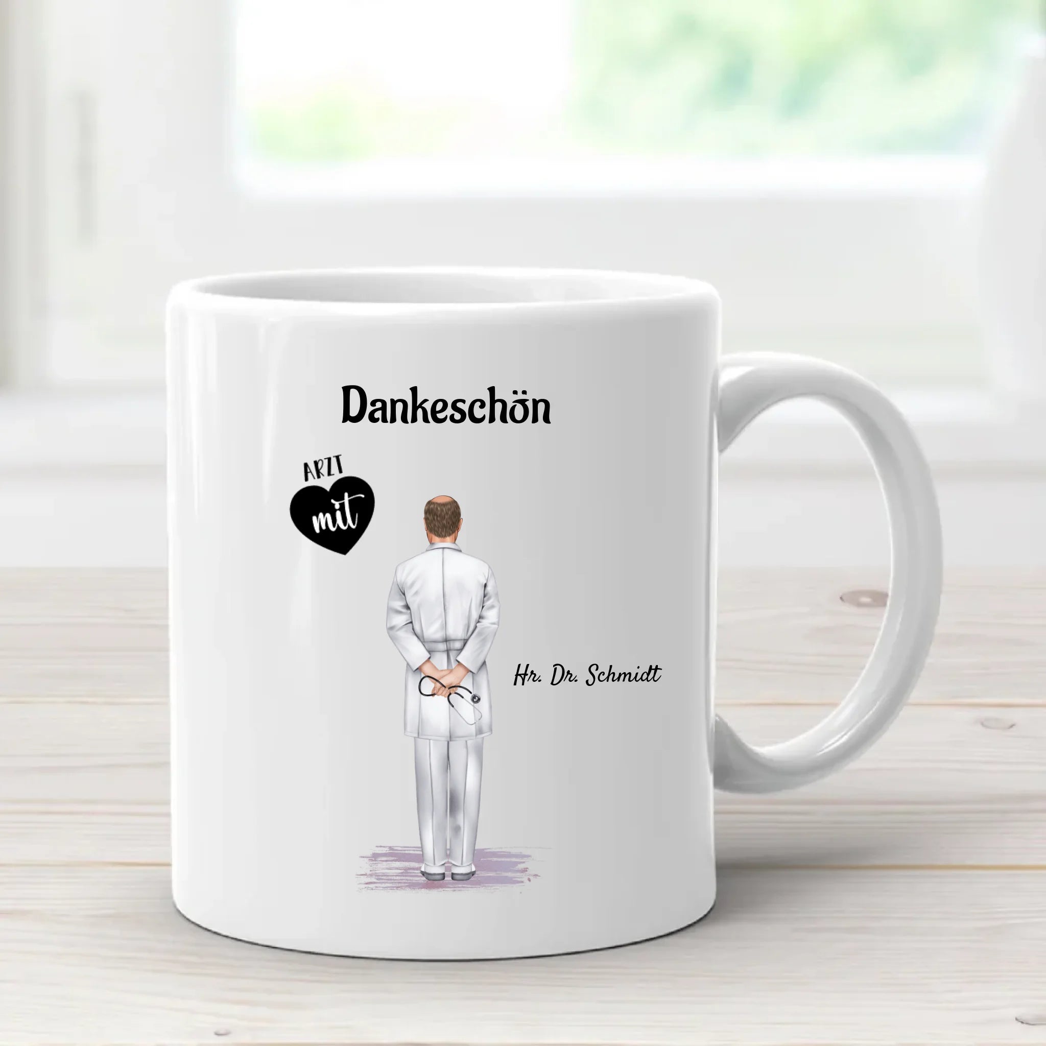 Tasse für Arzt Geschenk personalisiert - Cantty