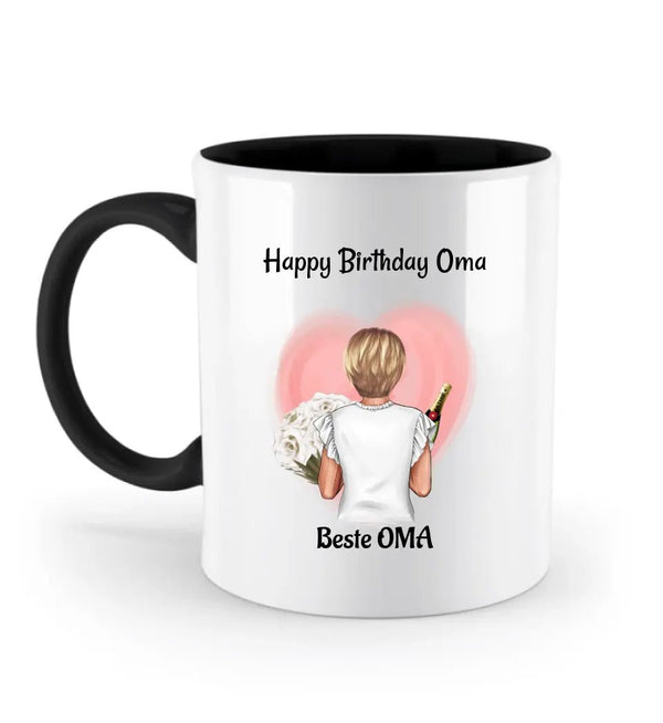 Tasse Geschenk für Oma zum Geburtstag personalisiert - Cantty
