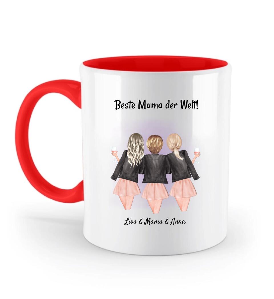 Tasse Geschenk Mutter und 2 Töchter - Cantty
